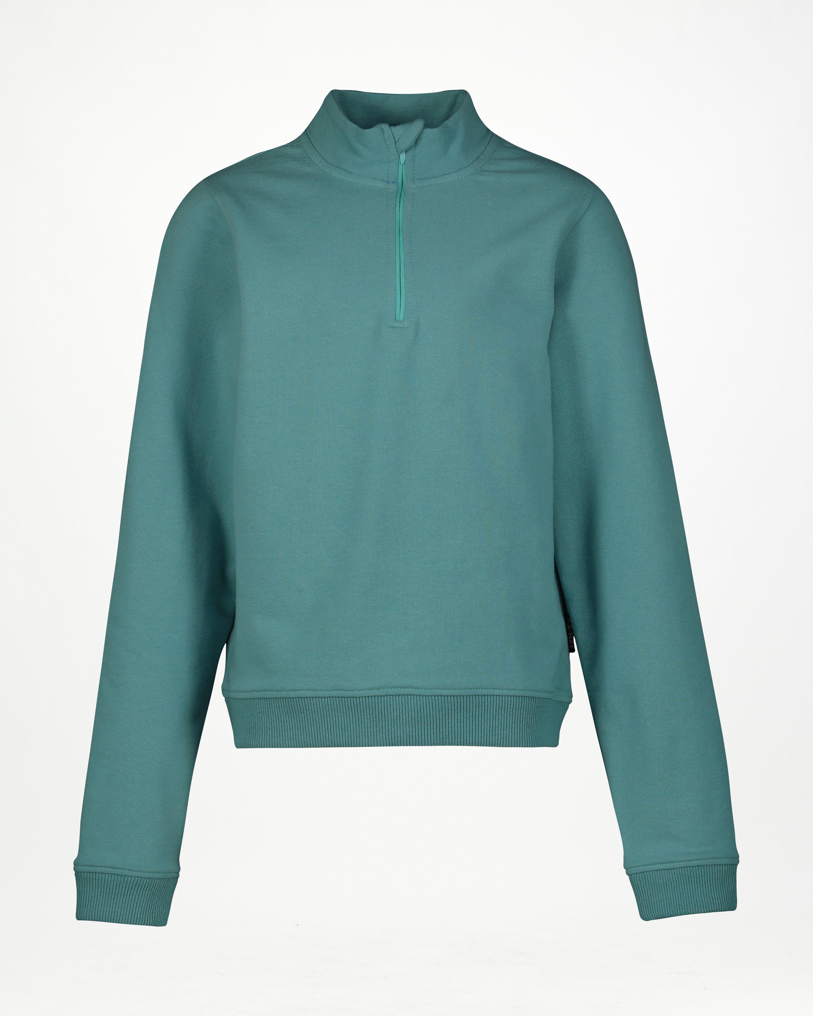 K-Way Youth 1/4 Zip Track Top -  Jade