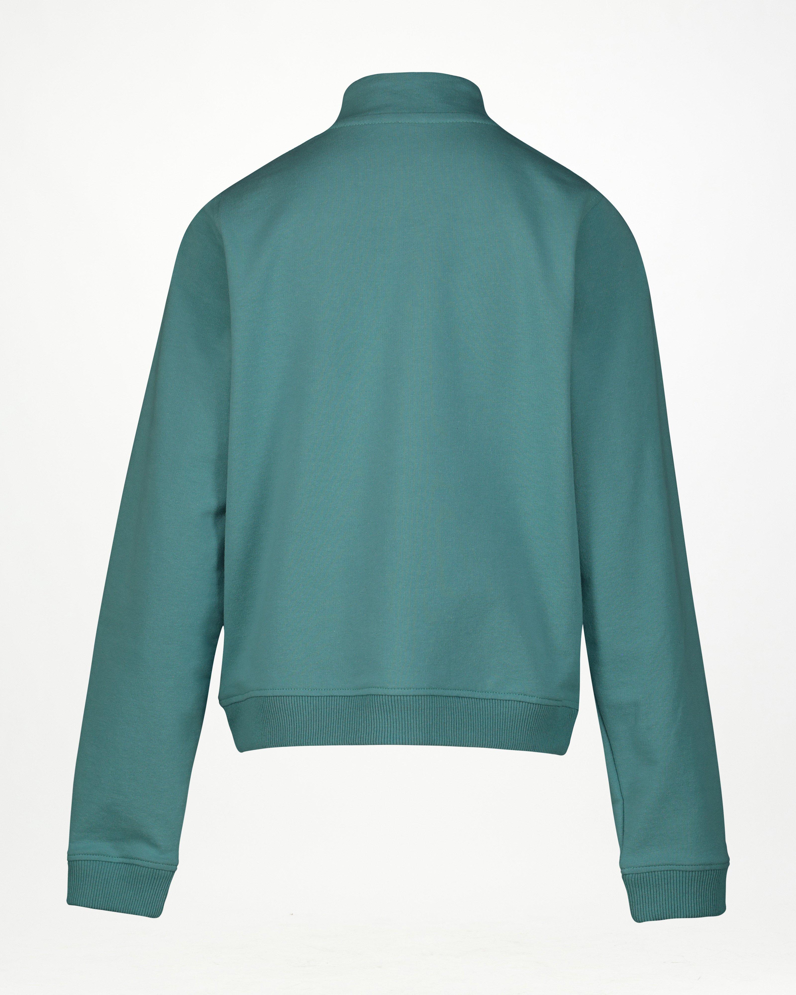 K-Way Youth 1/4 Zip Track Top -  Jade