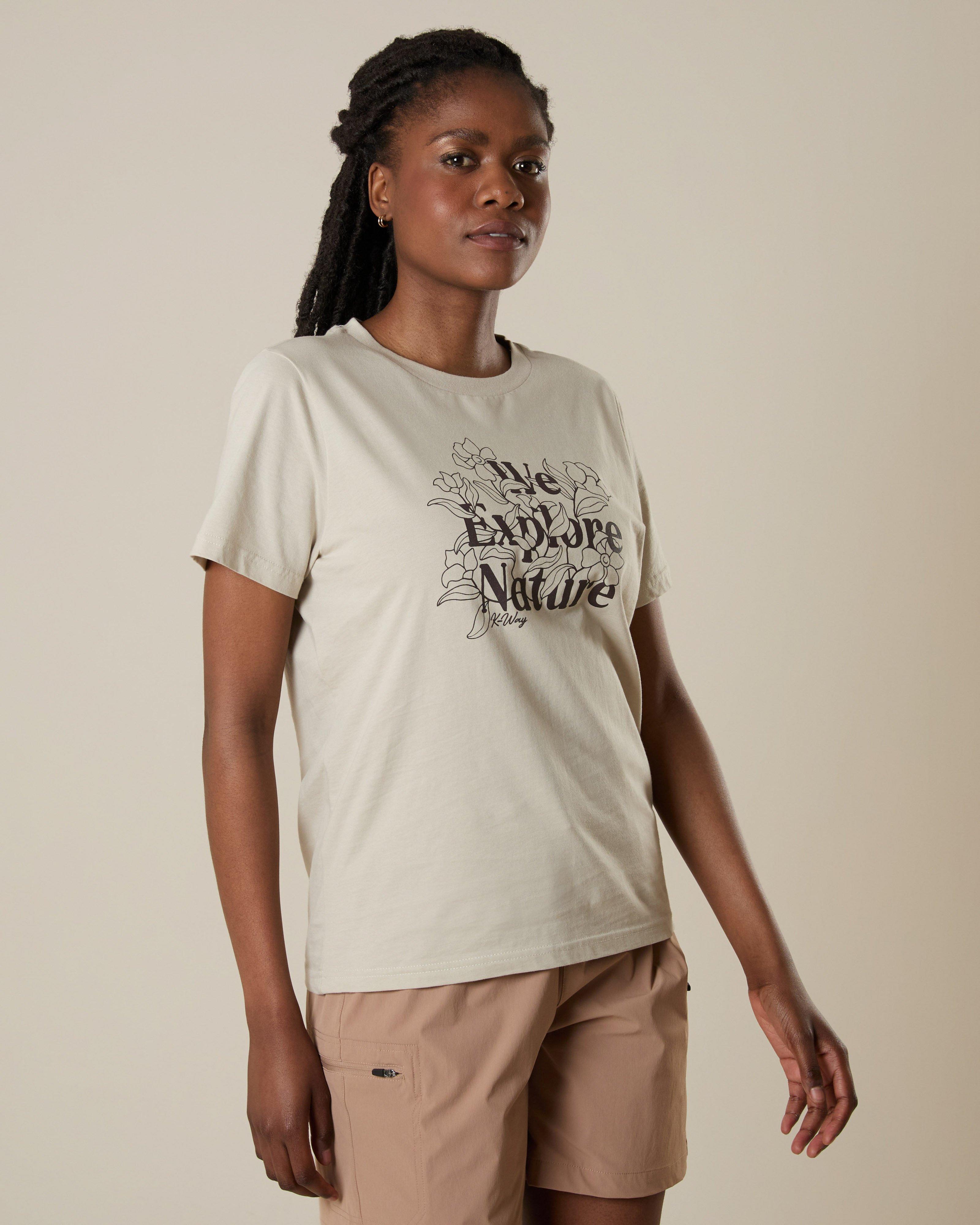 K-Way Women’s Trail T-shirt  -  Bone