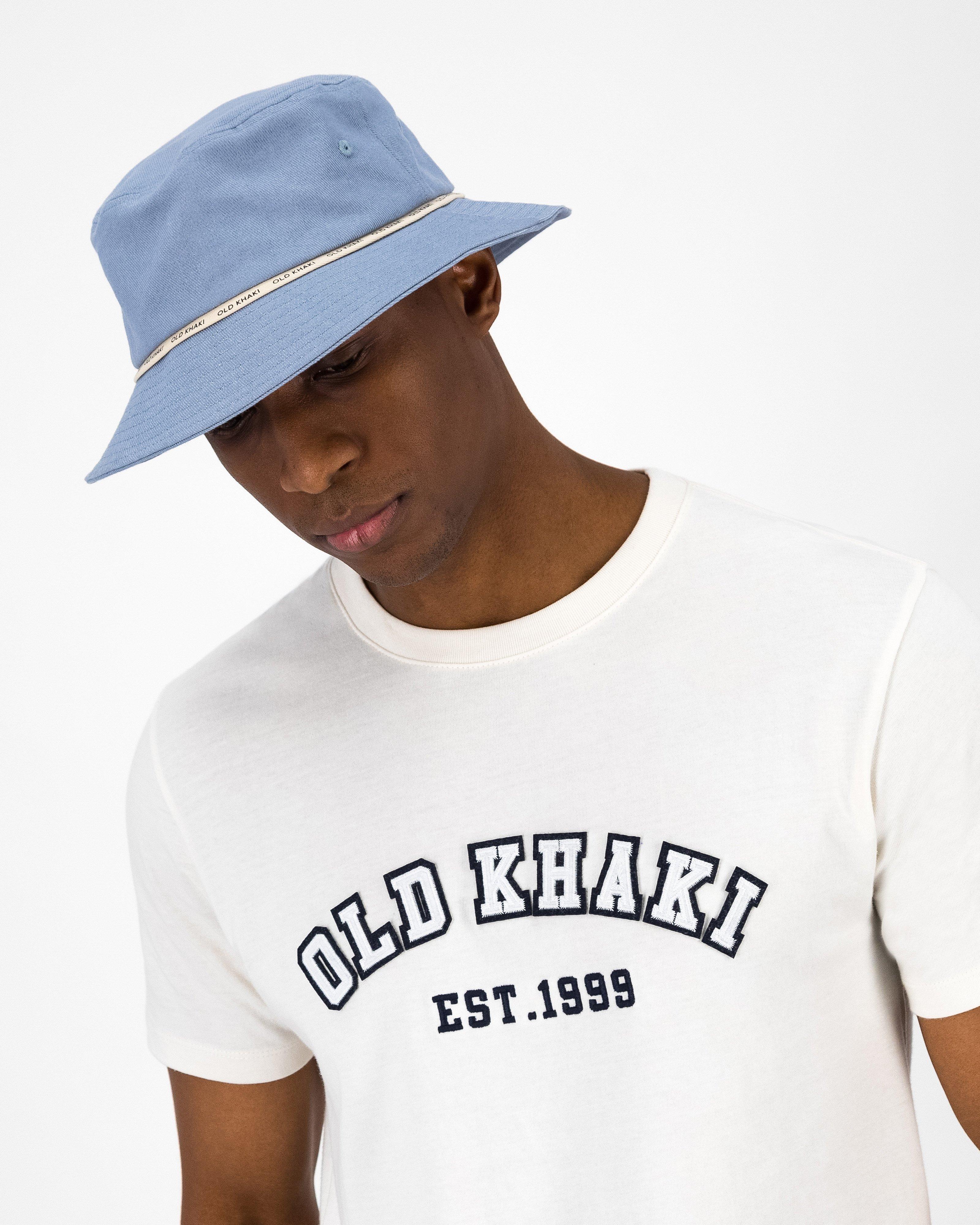 Men's Cian Washed Denim Bucket Hat  -  Light Blue