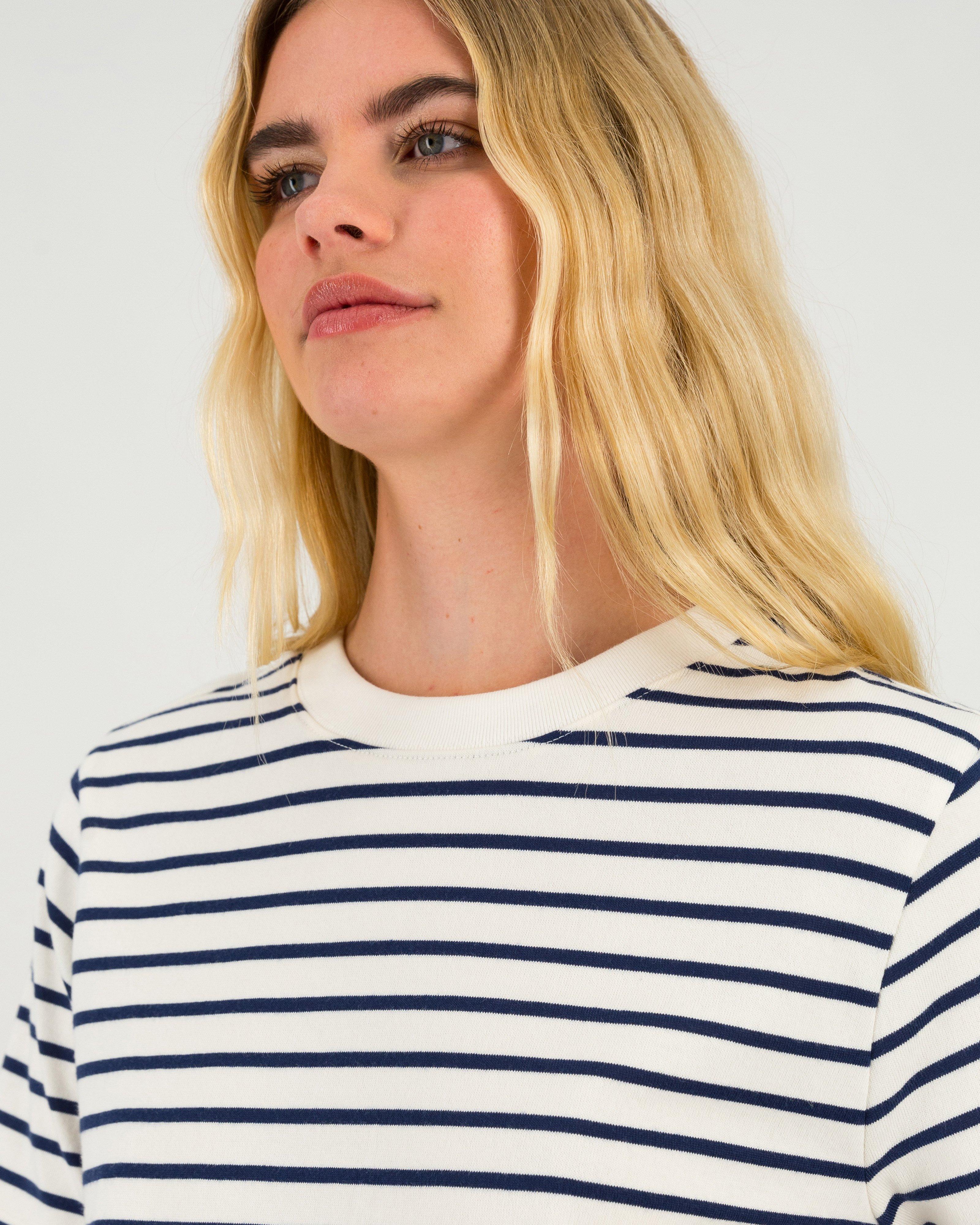 Women’s Julie Striped T-Shirt  -  White