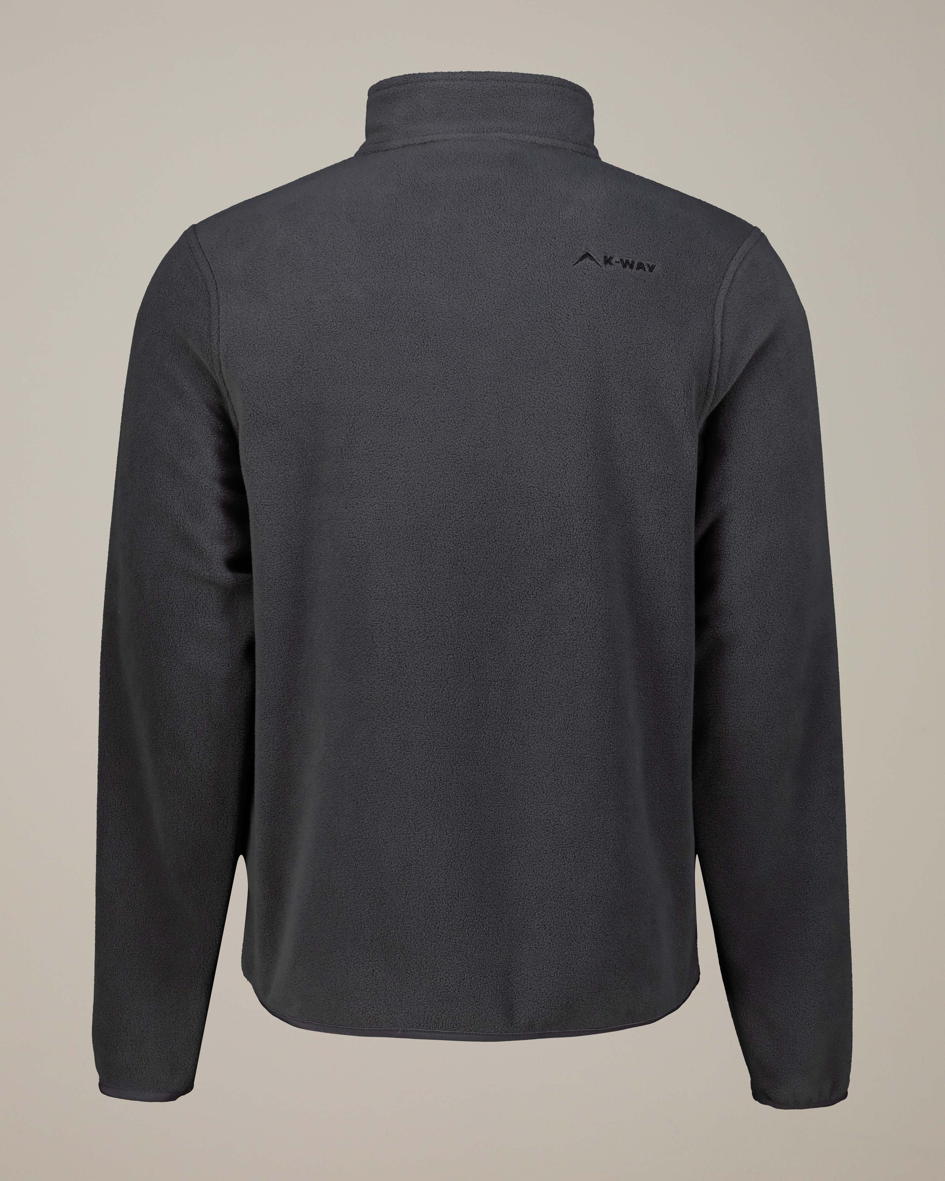 K-Way Men’s Marco 1/2 Zip Tech Fleece Top -  Charcoal