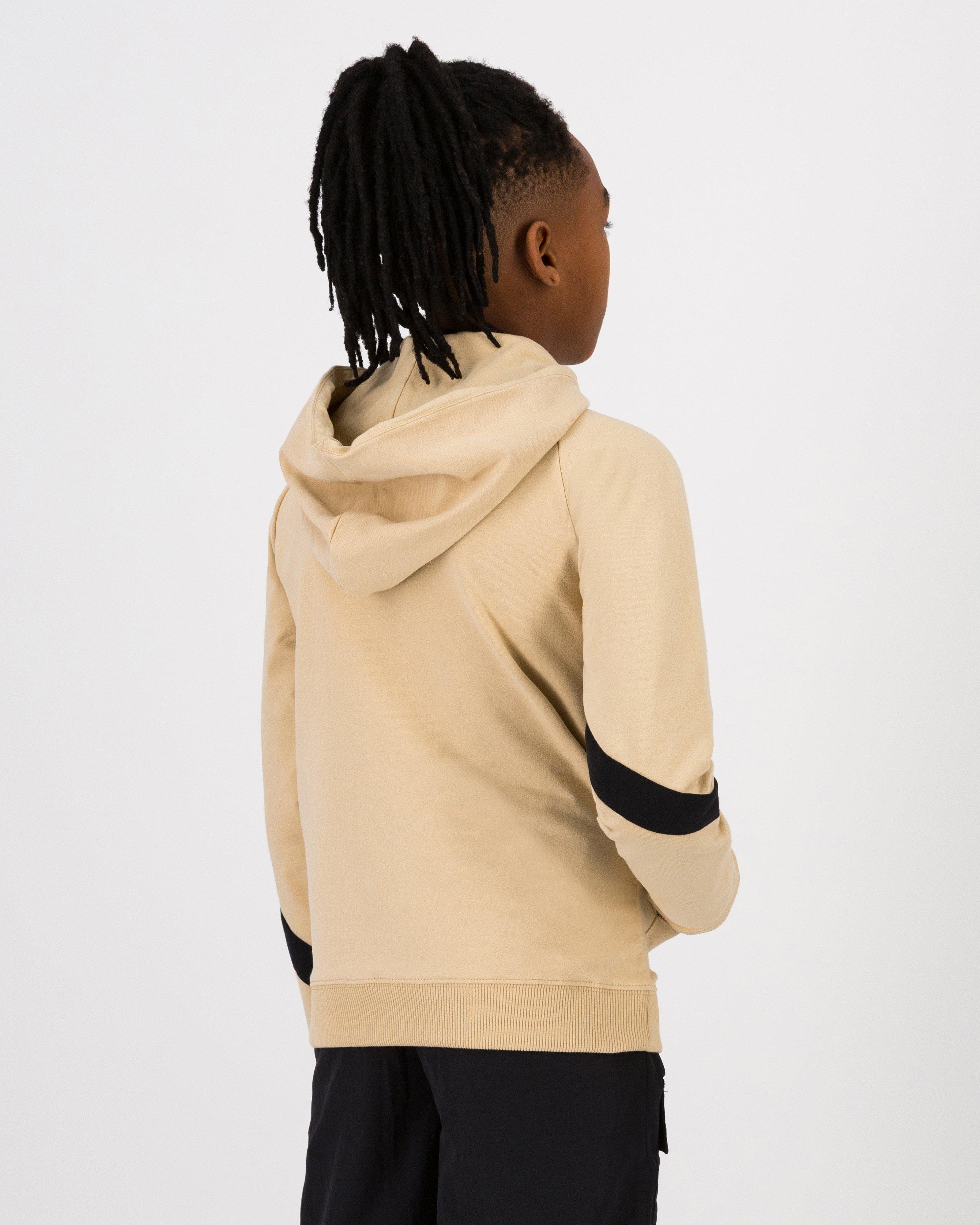 K-Way Youth Zip-Through Track Top -  Stone