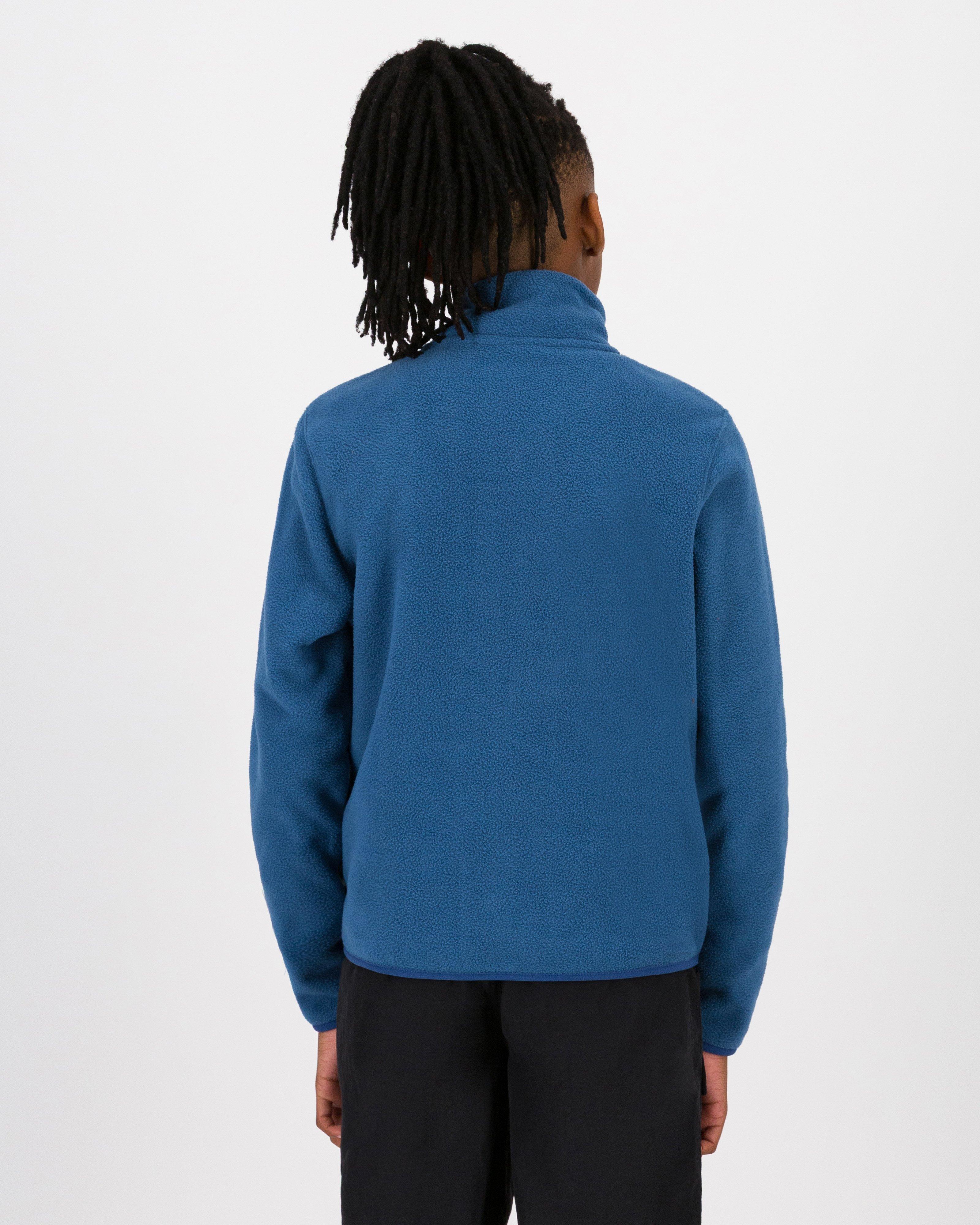 K-Way Youth Full-Zip Polar Fleece Top -  Airforce