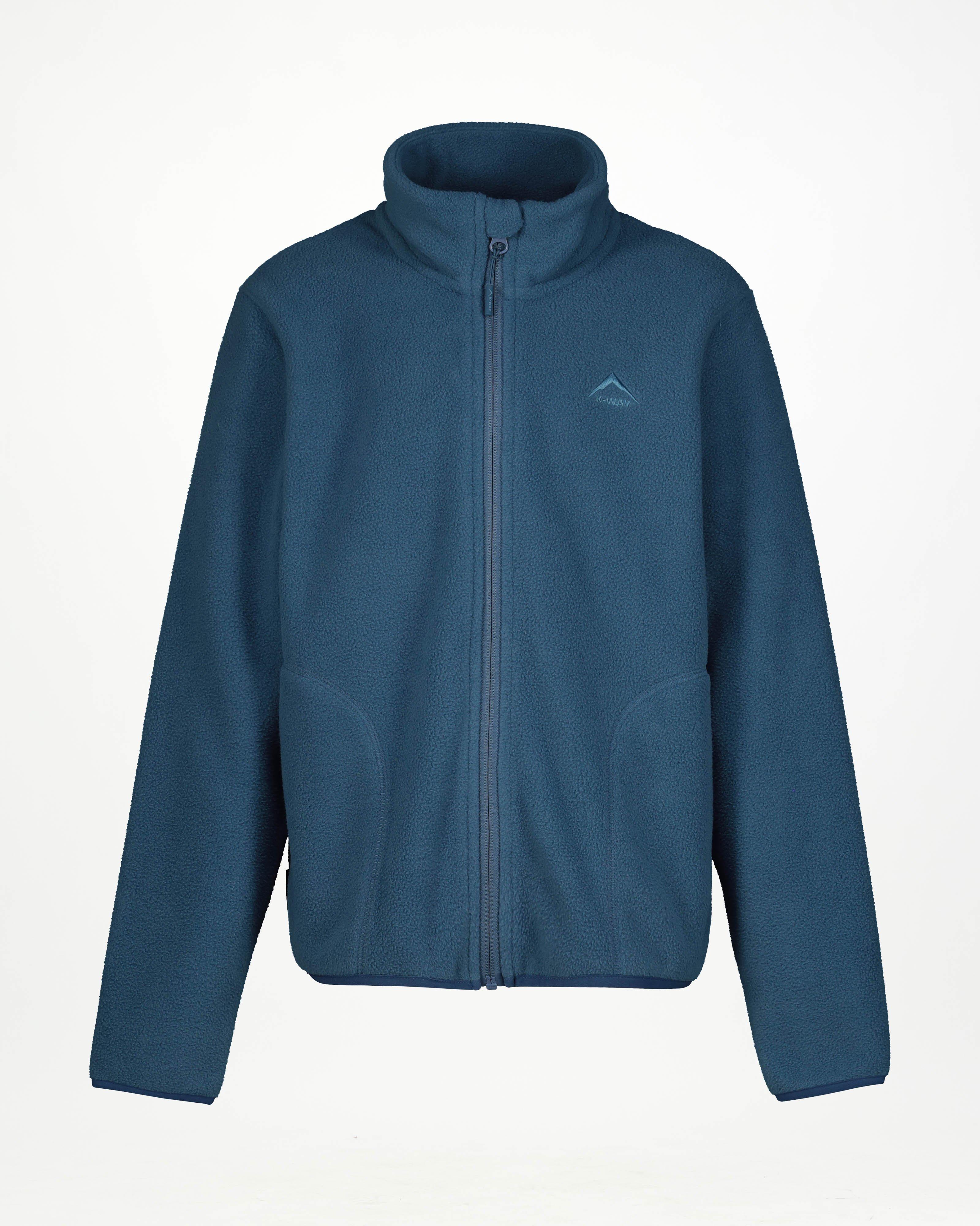 K-Way Youth Full-Zip Polar Fleece Top -  Airforce