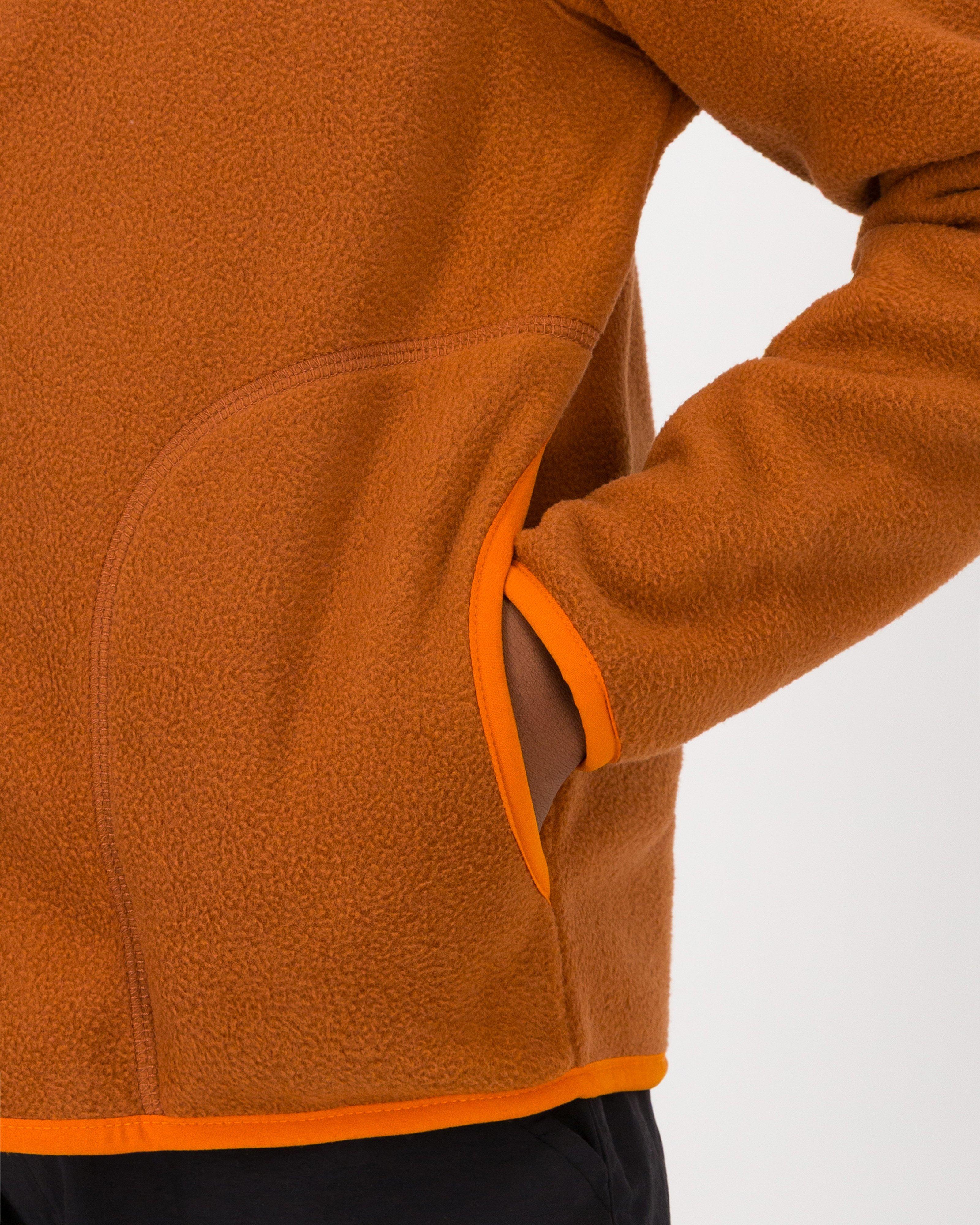 K-Way Youth Full-Zip Polar Fleece Top -  Rust