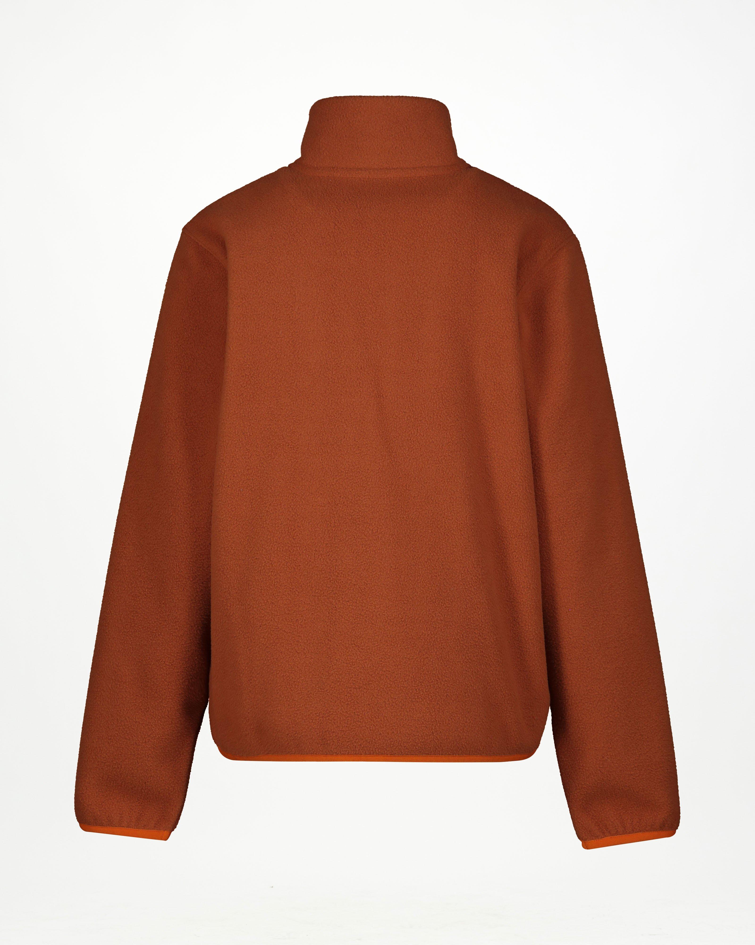 K-Way Youth Full-Zip Polar Fleece Top -  Rust