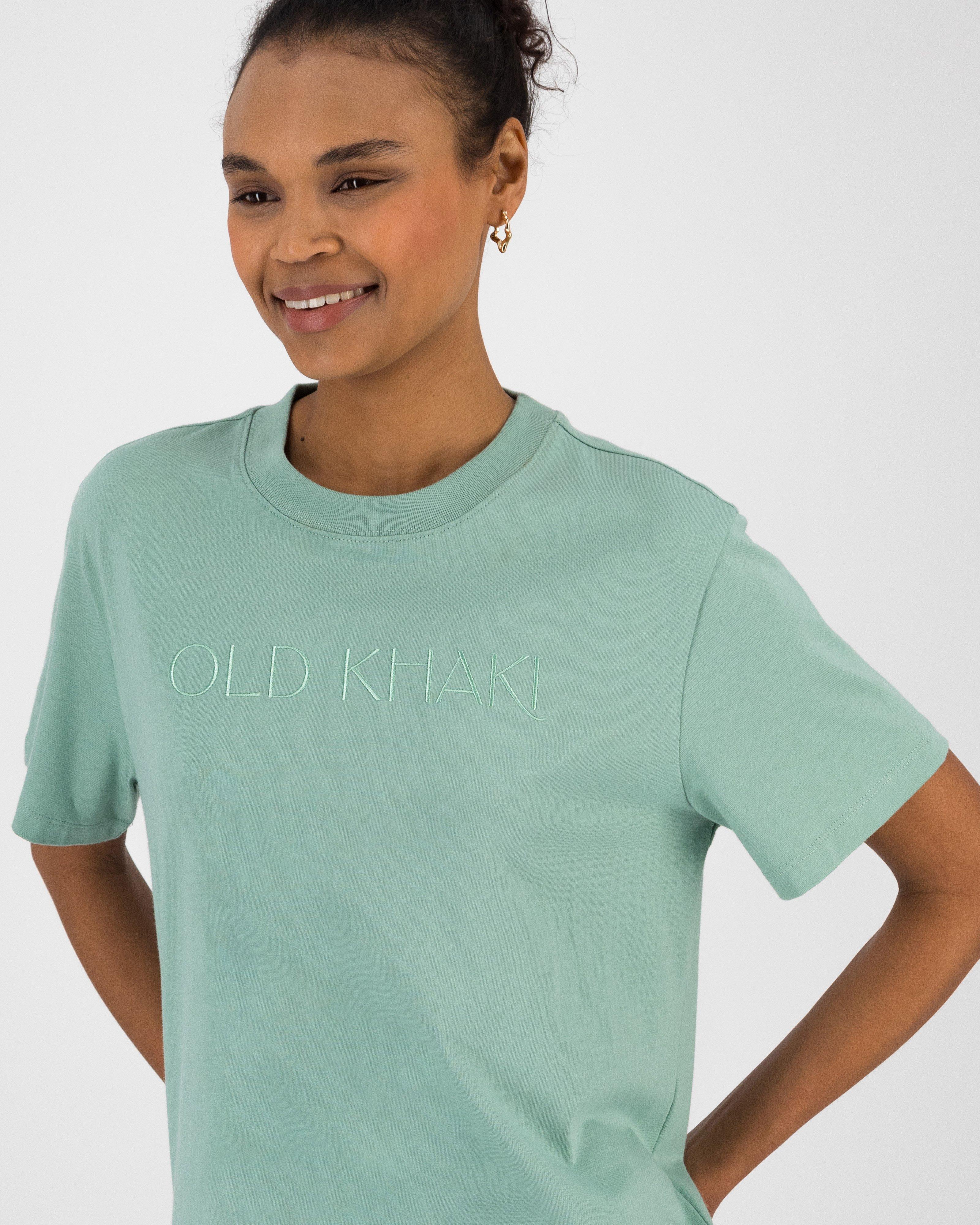 Calvin klein green t shirt online