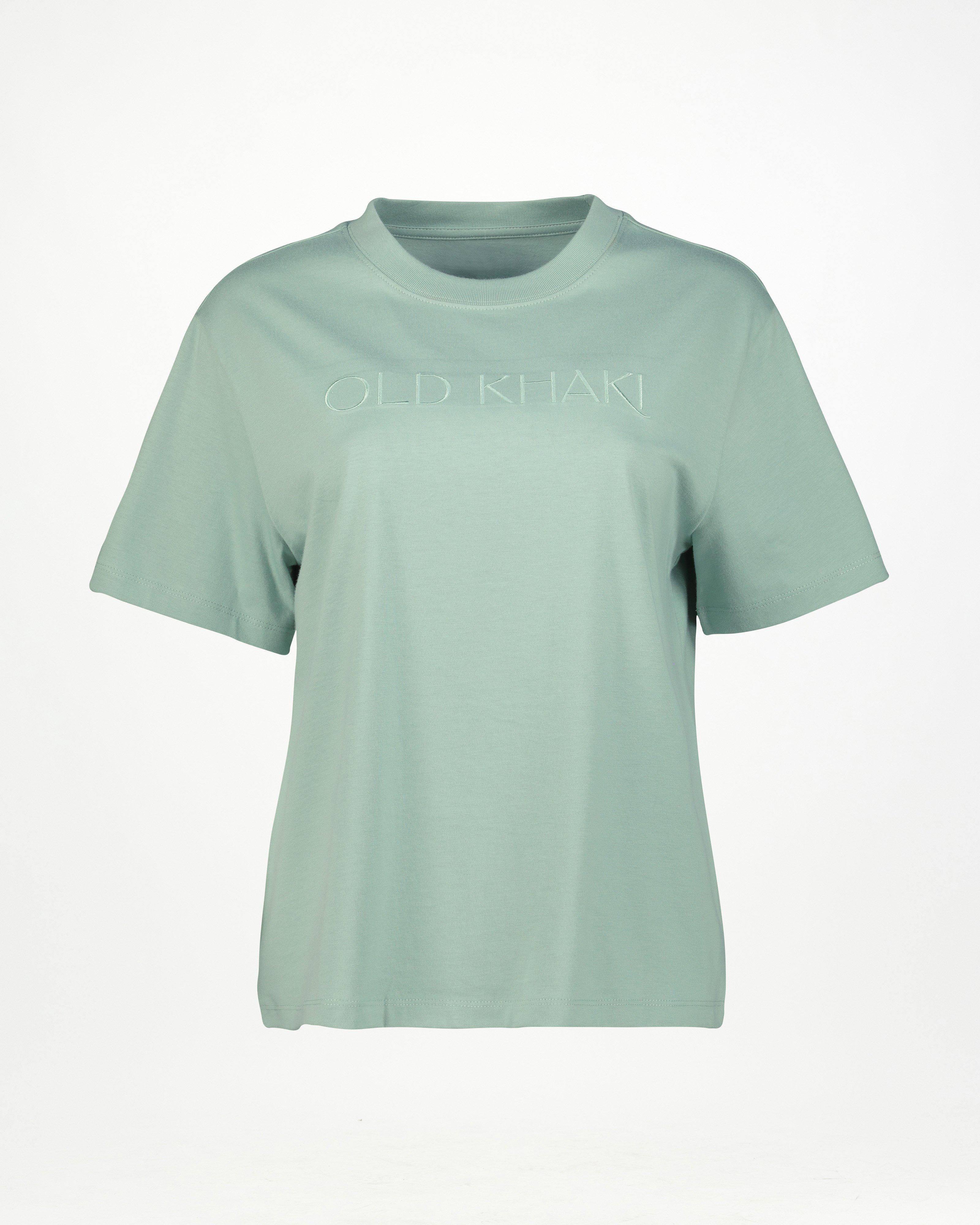 Women’s Dallas Embroidered T-Shirt  -  Sage