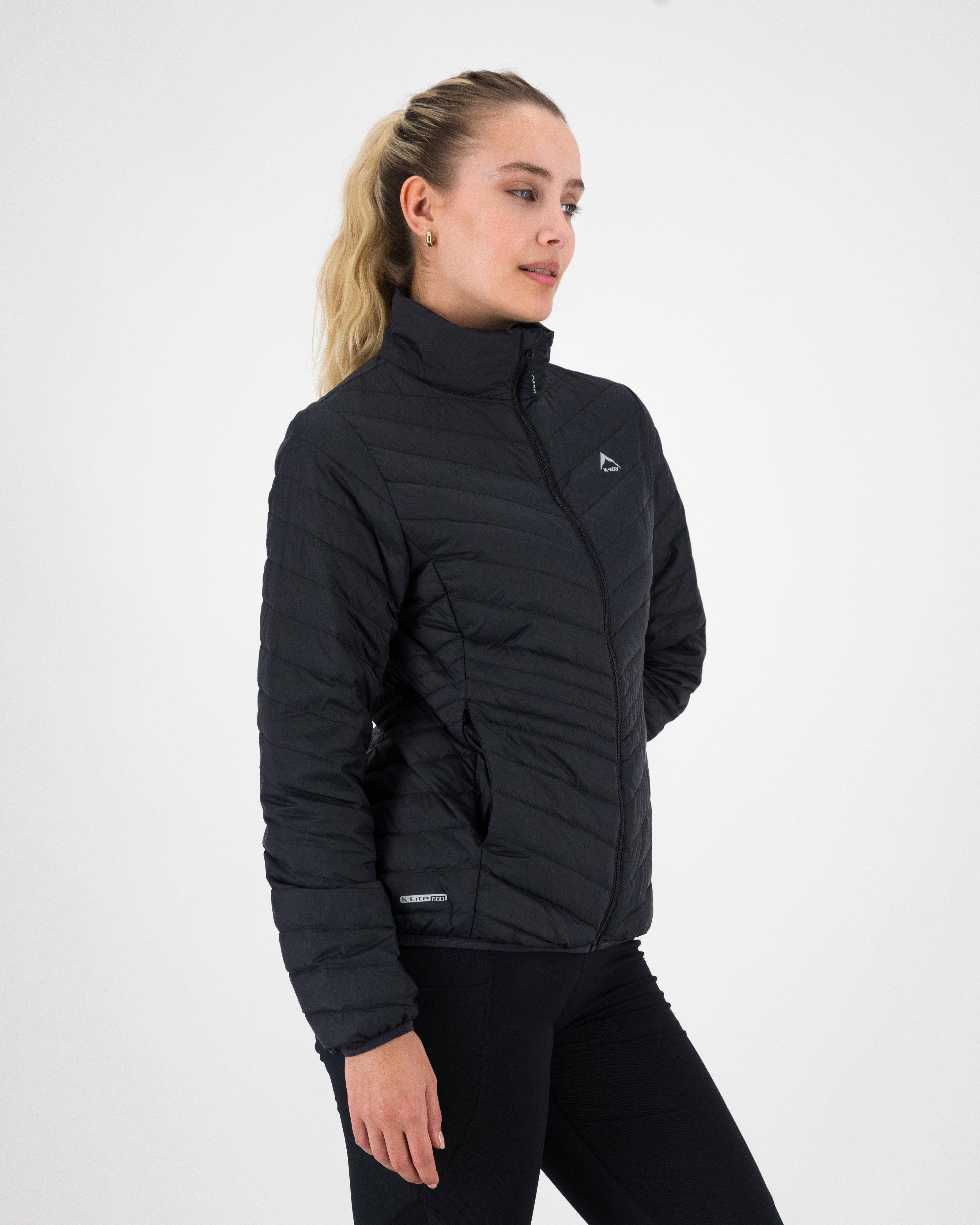 K-Way Women’s K-Lite Down Puffer Jacket -  Black