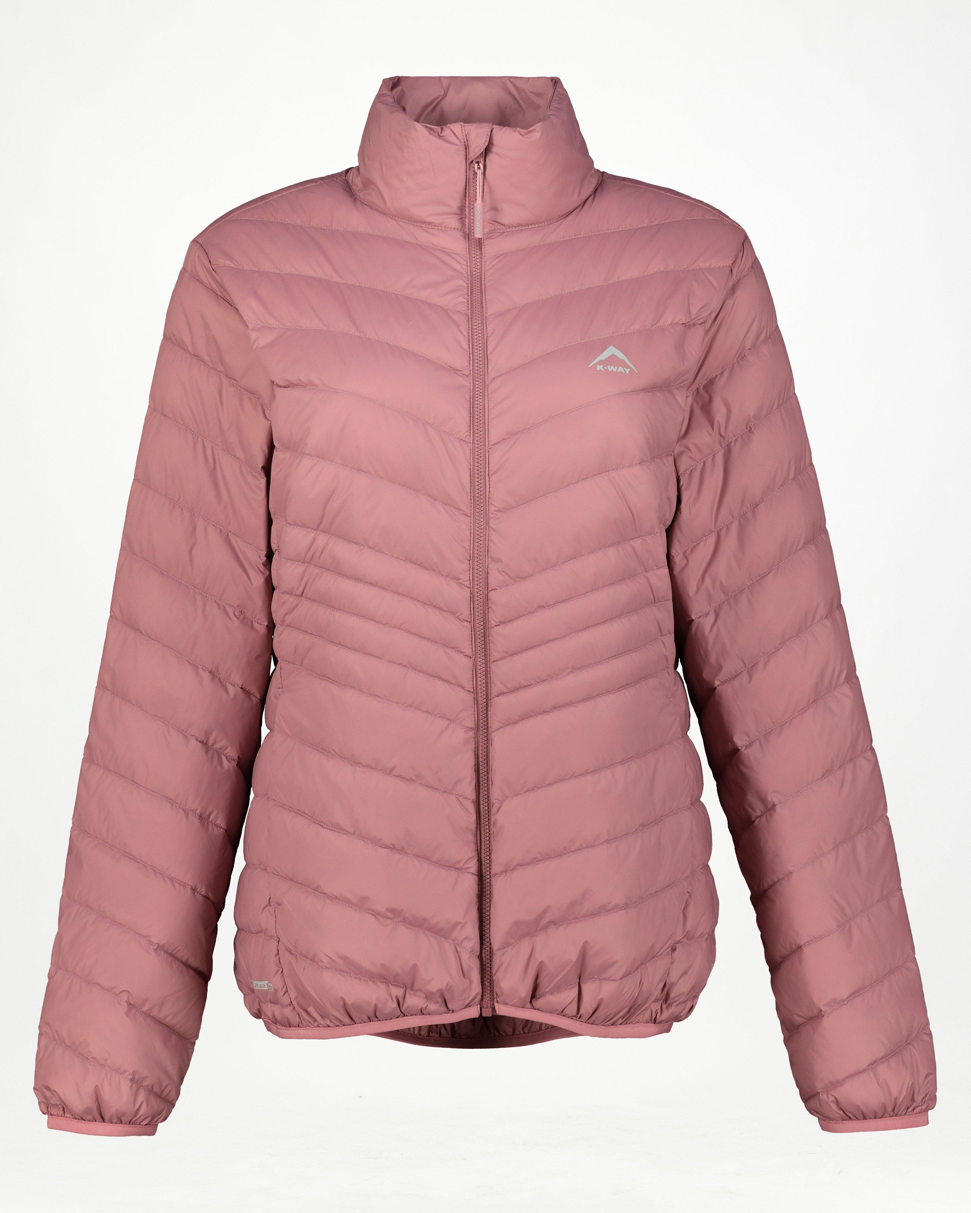 K-Way Women’s K-Lite Down Puffer Jacket -  Dusty Pink