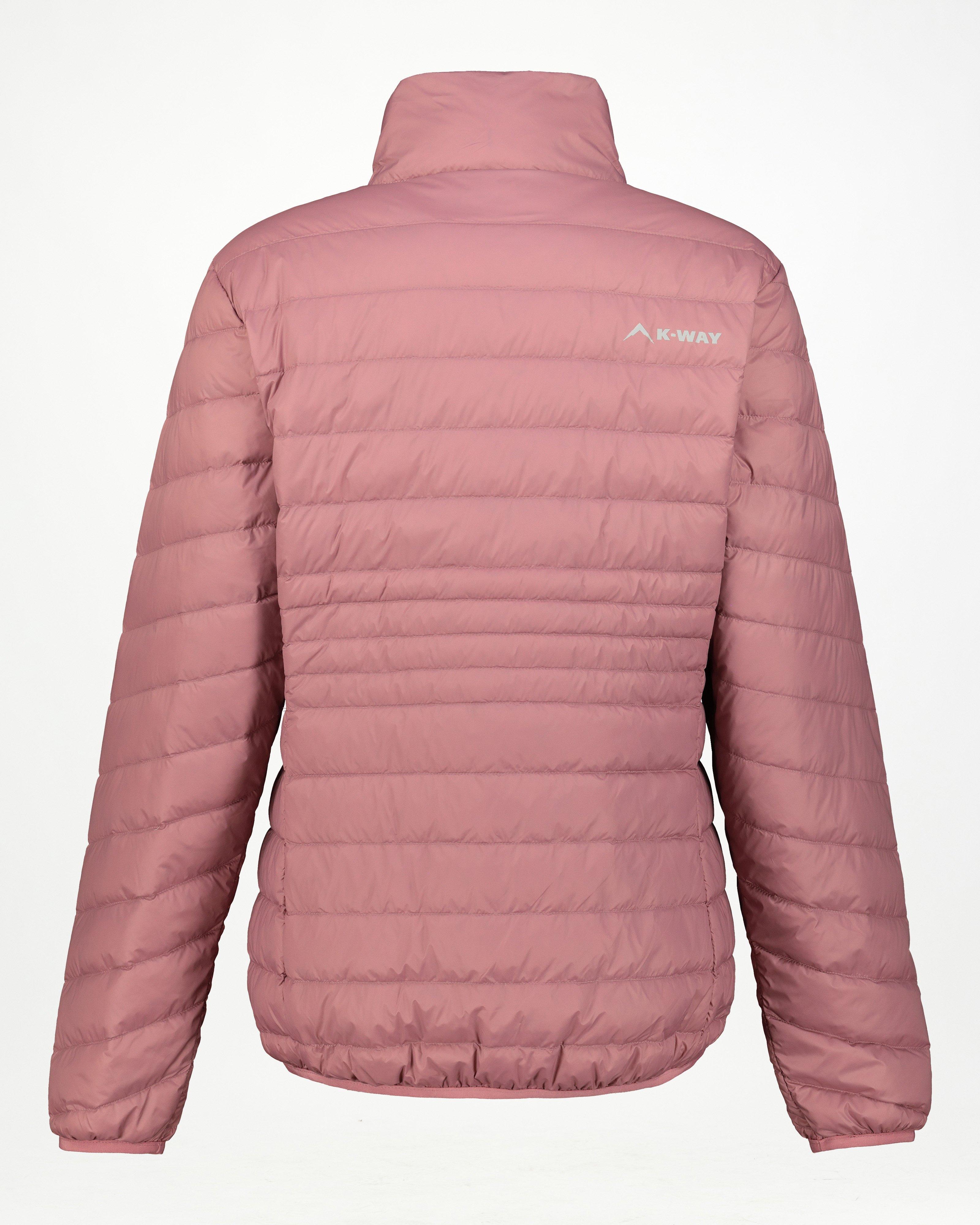 K-Way Women’s K-Lite Down Puffer Jacket -  Dusty Pink