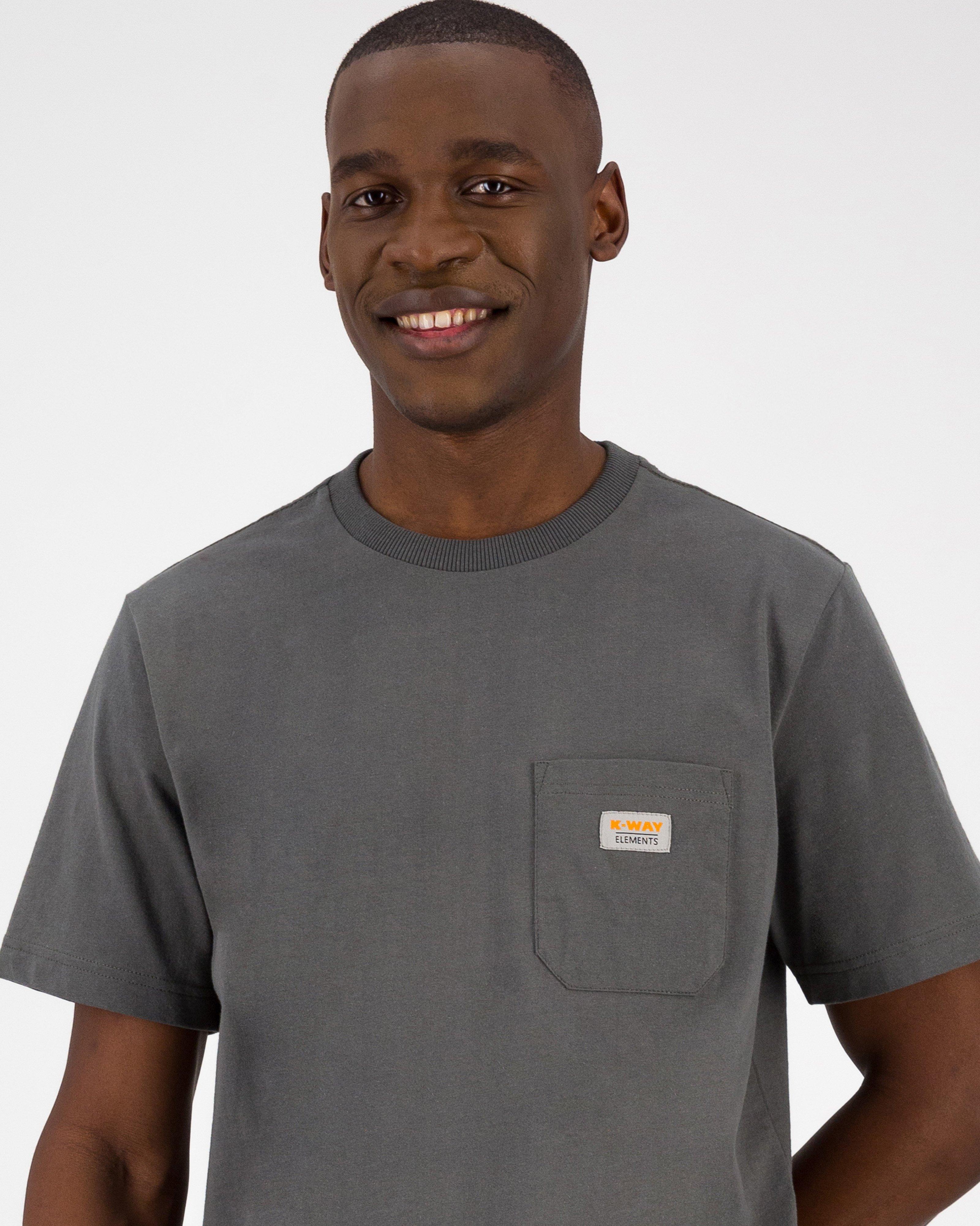  K-Way Elements Men’s Workwear Pocket T-Shirt -  Graphite