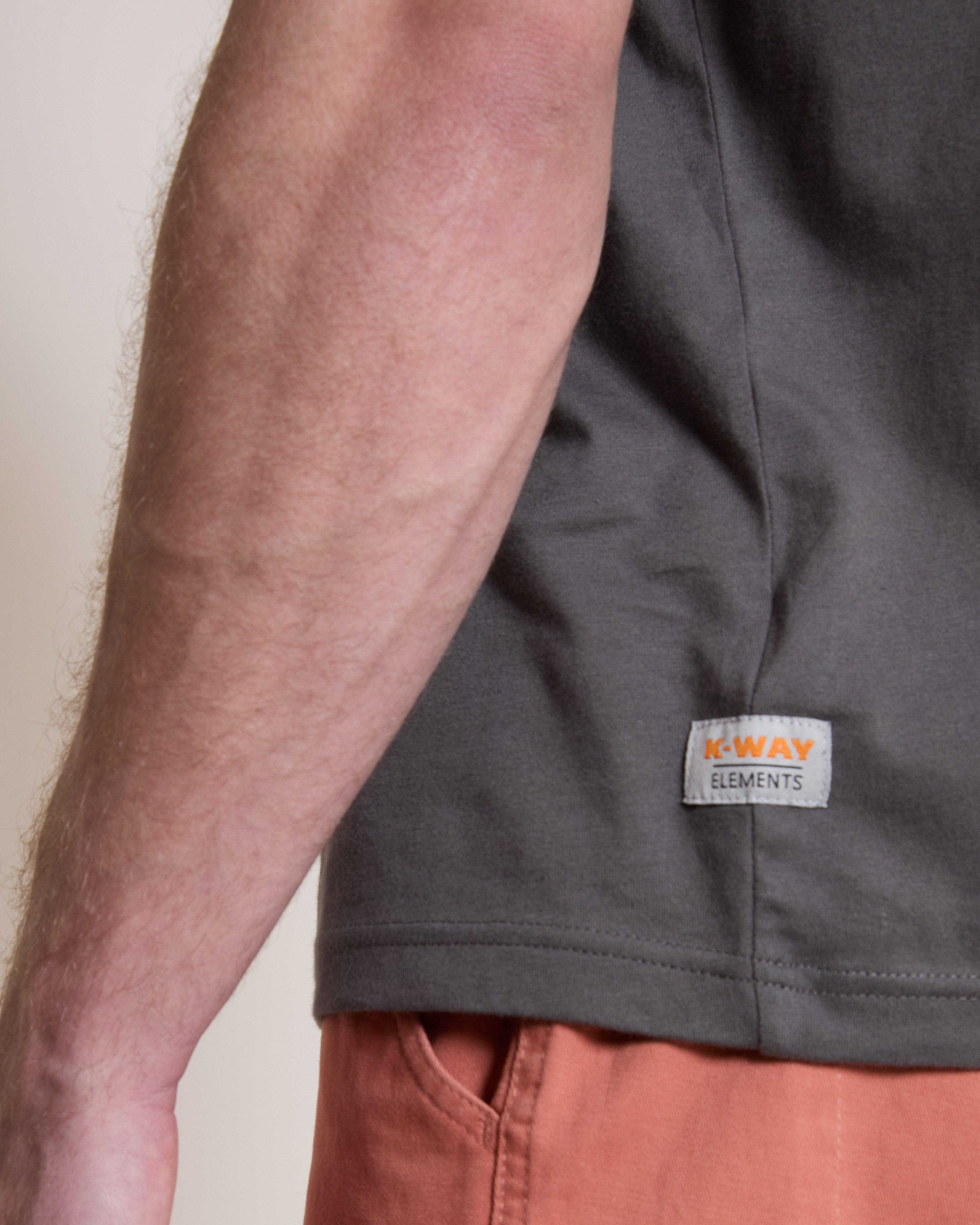  K-Way Elements Men’s Workwear Pocket T-Shirt -  Charcoal