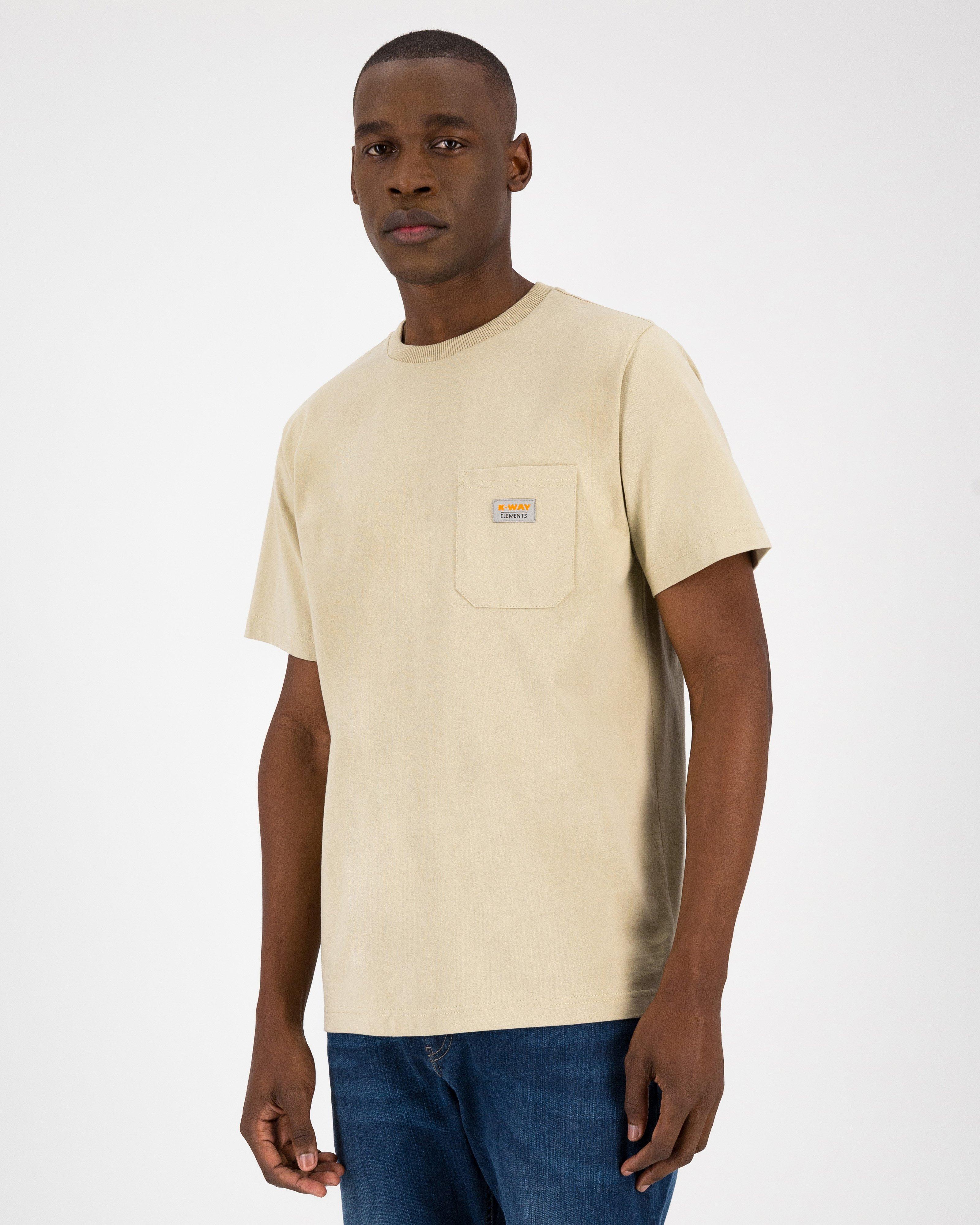  K-Way Elements Men’s Workwear Pocket T-Shirt -  Stone