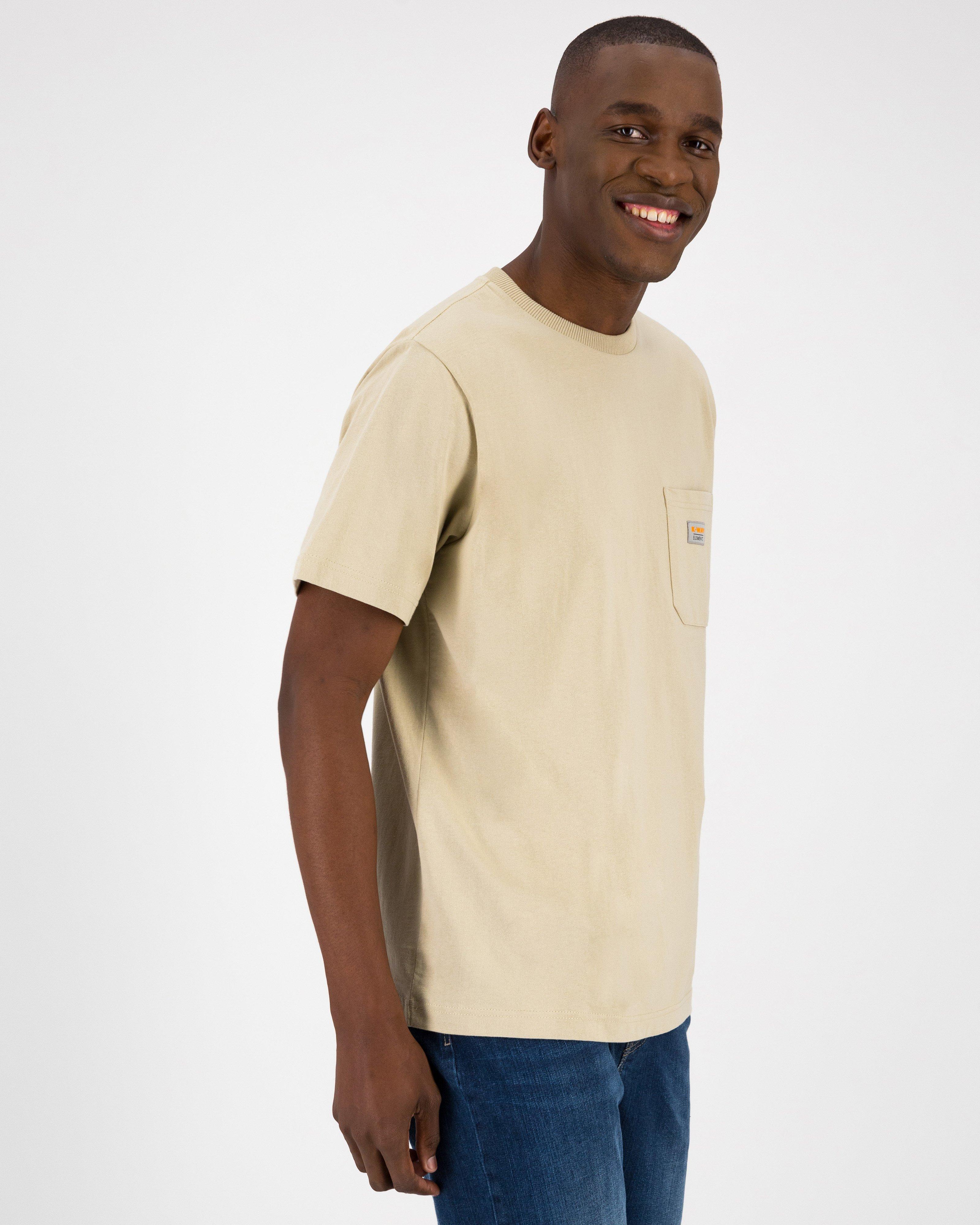  K-Way Elements Men’s Workwear Pocket T-Shirt -  Stone