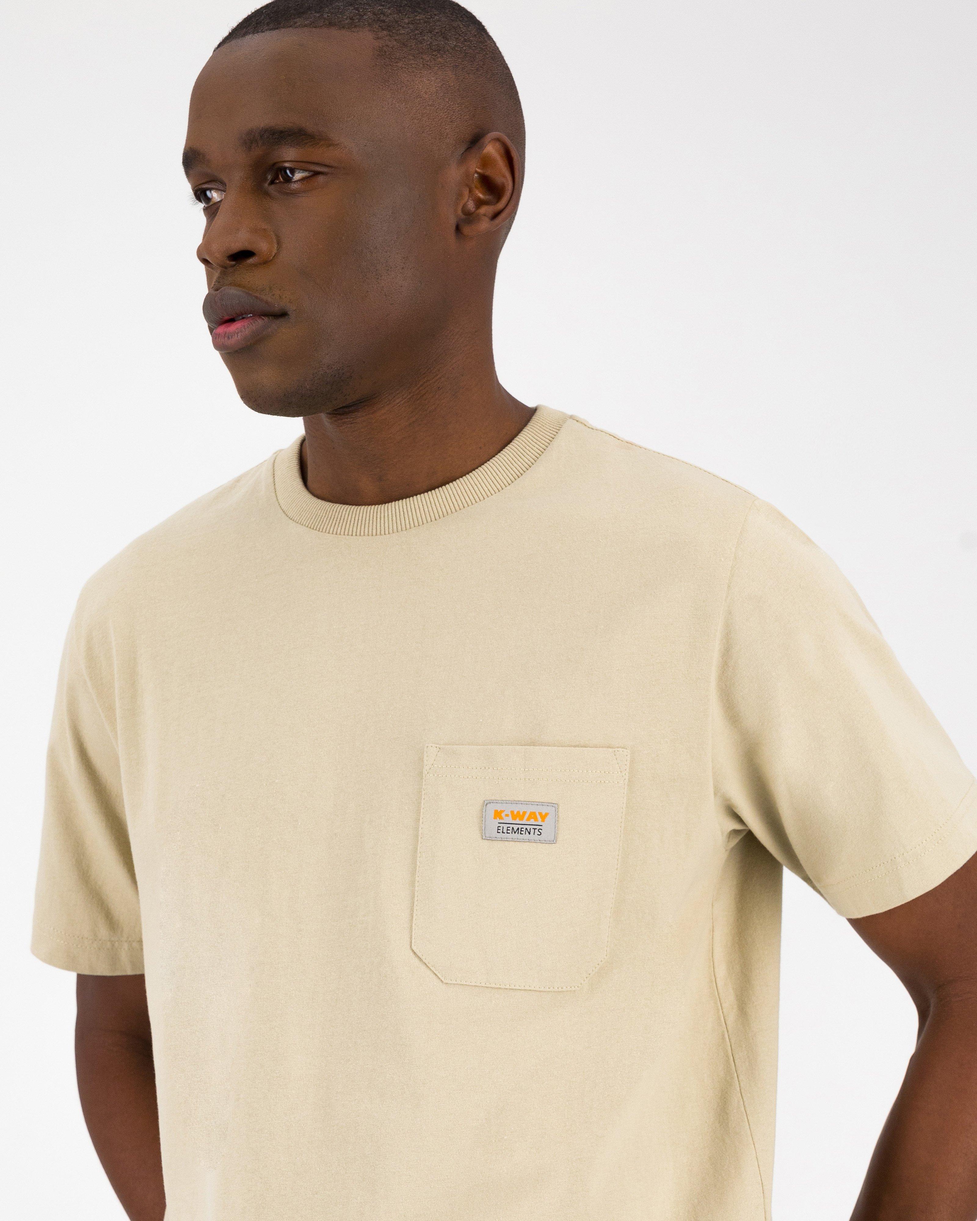  K-Way Elements Men’s Workwear Pocket T-Shirt -  Stone