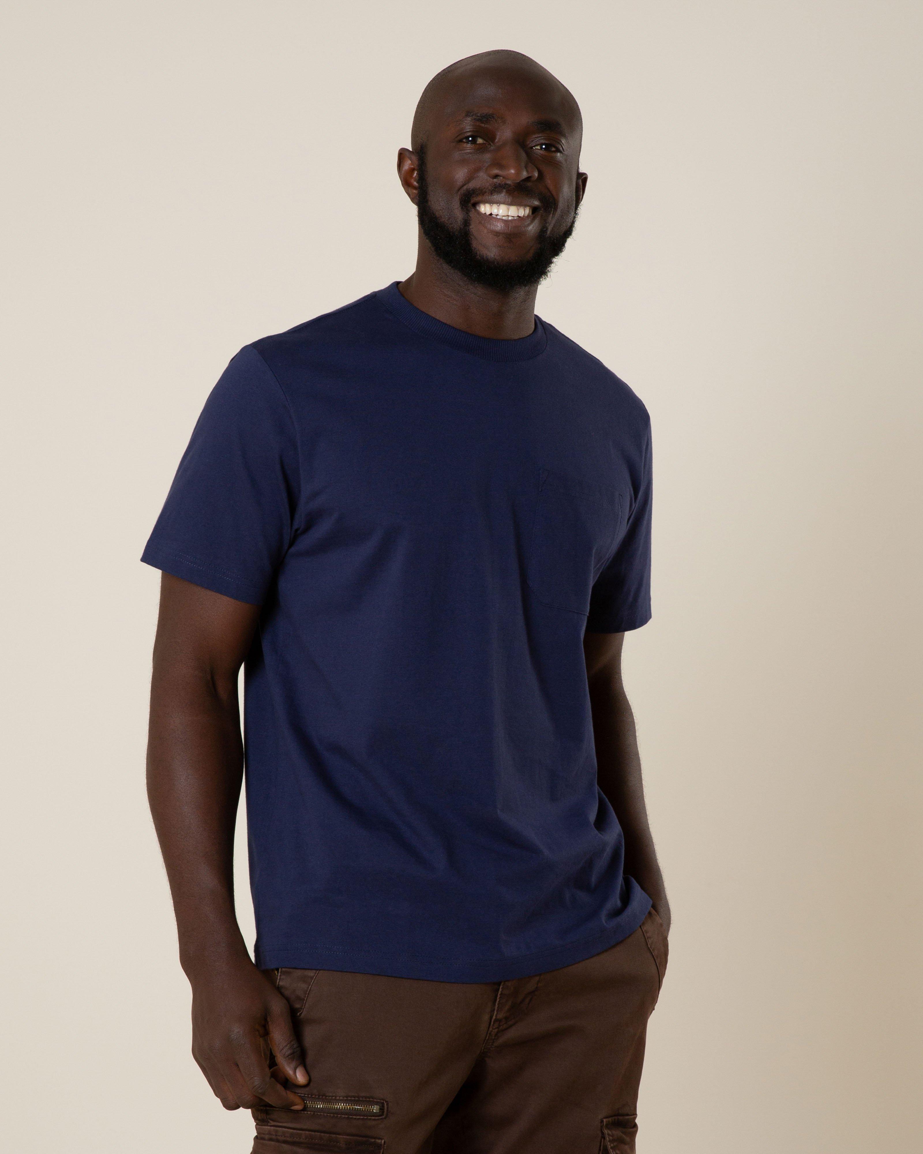  K-Way Elements Men’s Workwear Pocket T-Shirt -  Mid Blue