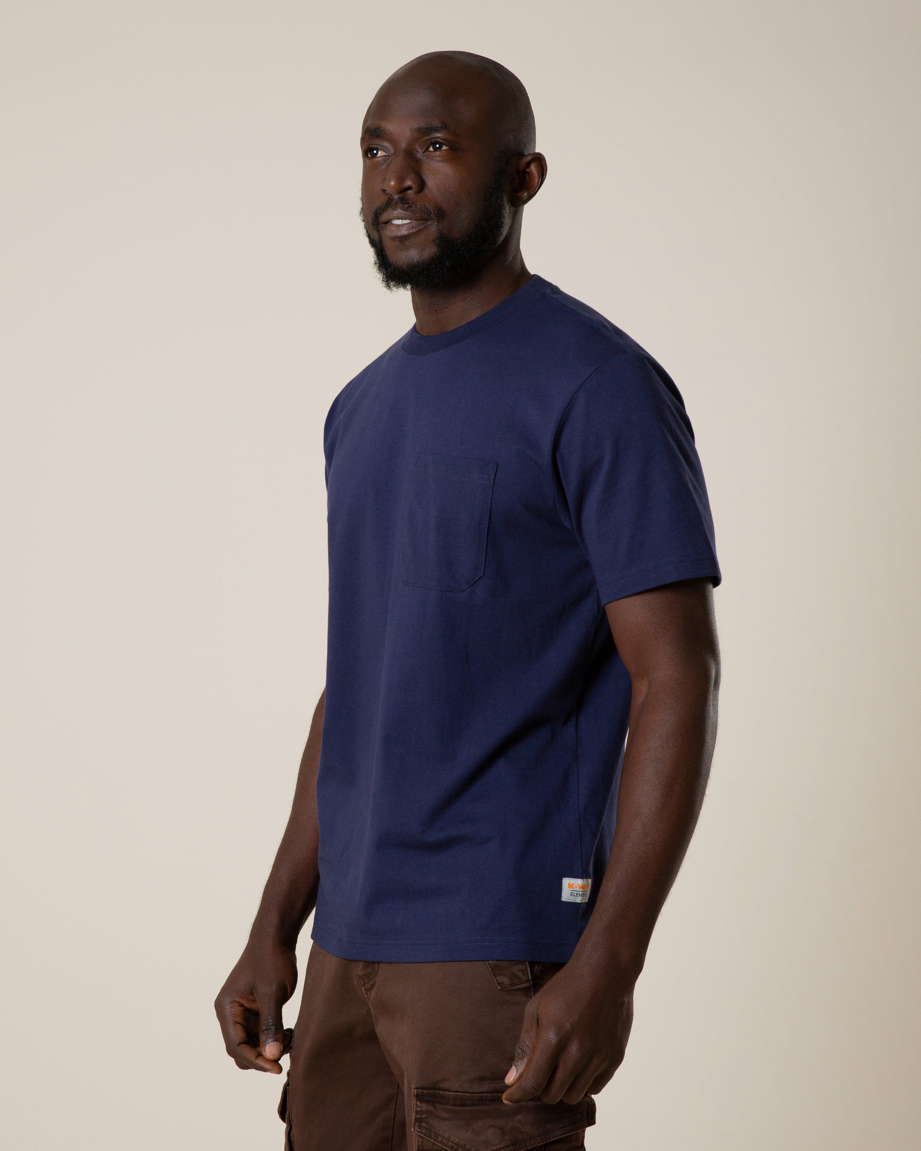  K-Way Elements Men’s Workwear Pocket T-Shirt -  Mid Blue