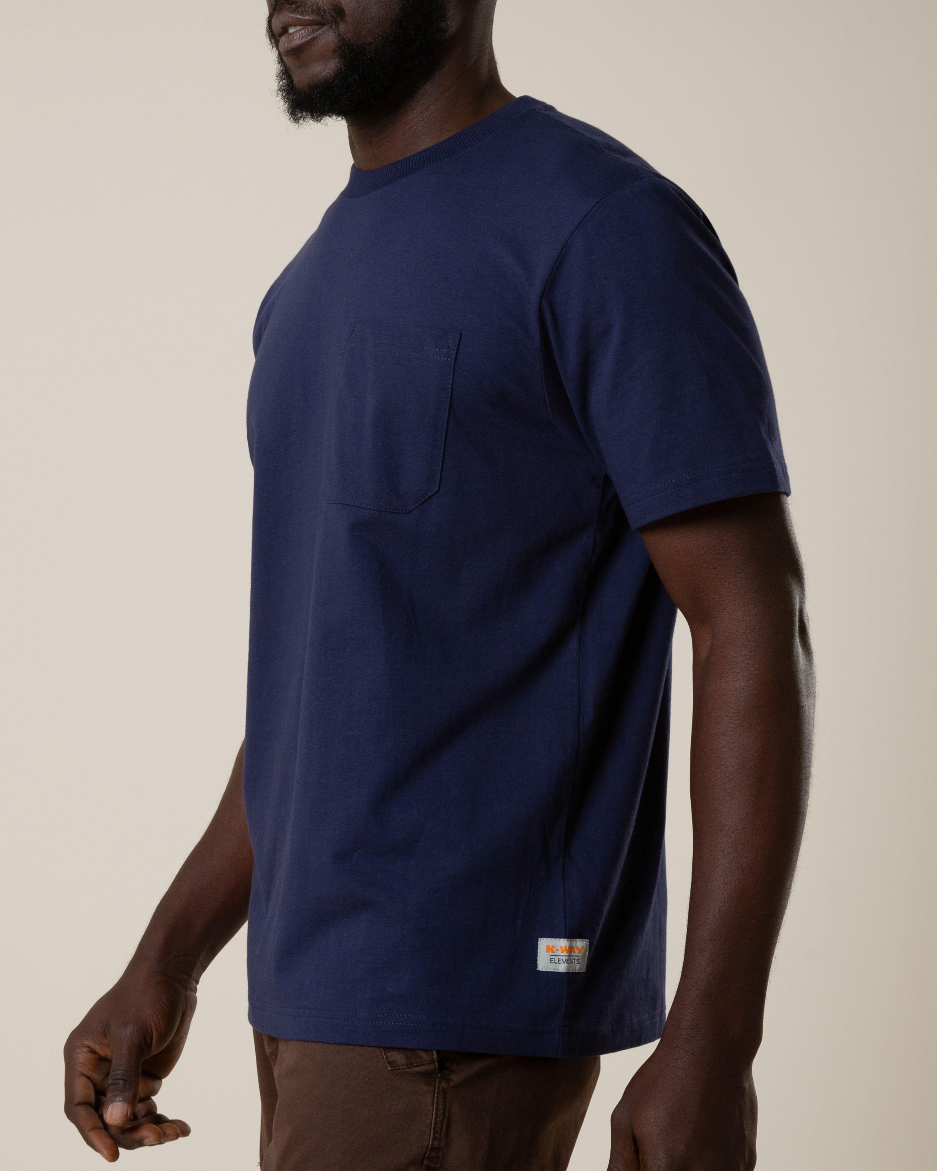  K-Way Elements Men’s Workwear Pocket T-Shirt -  Mid Blue