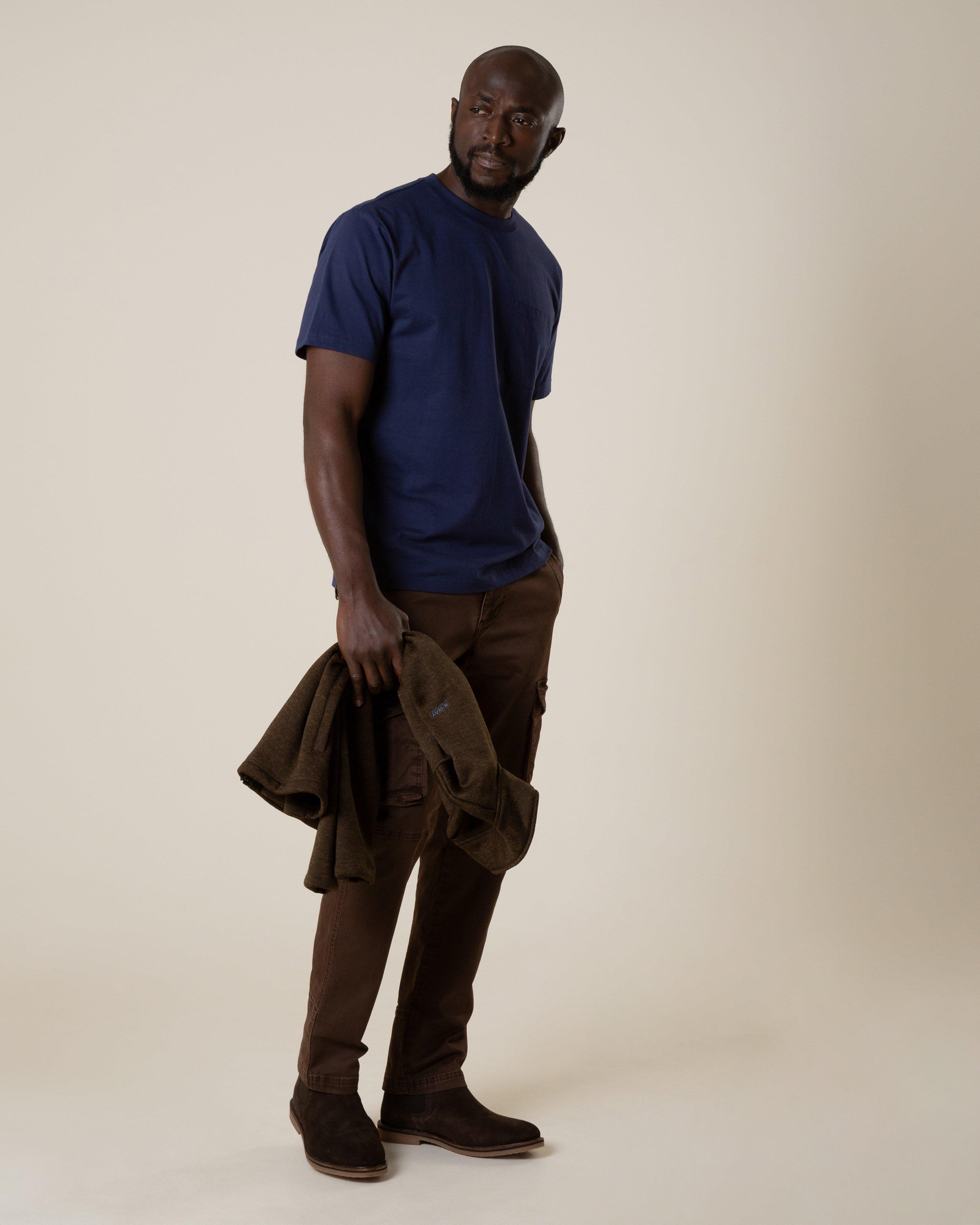  K-Way Elements Men’s Workwear Pocket T-Shirt -  Mid Blue