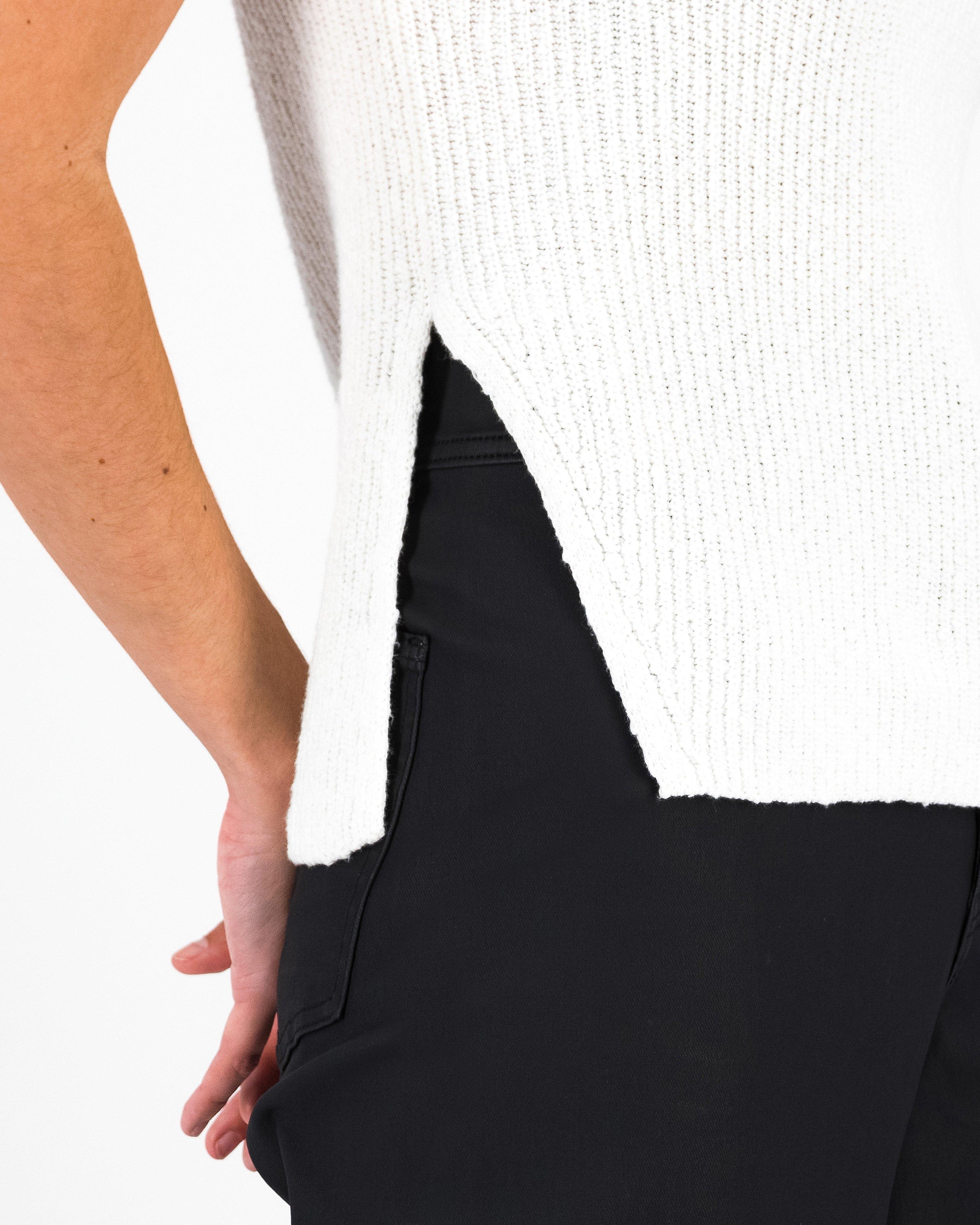 Kent Sleeveless Knitwear Vest -  Milk