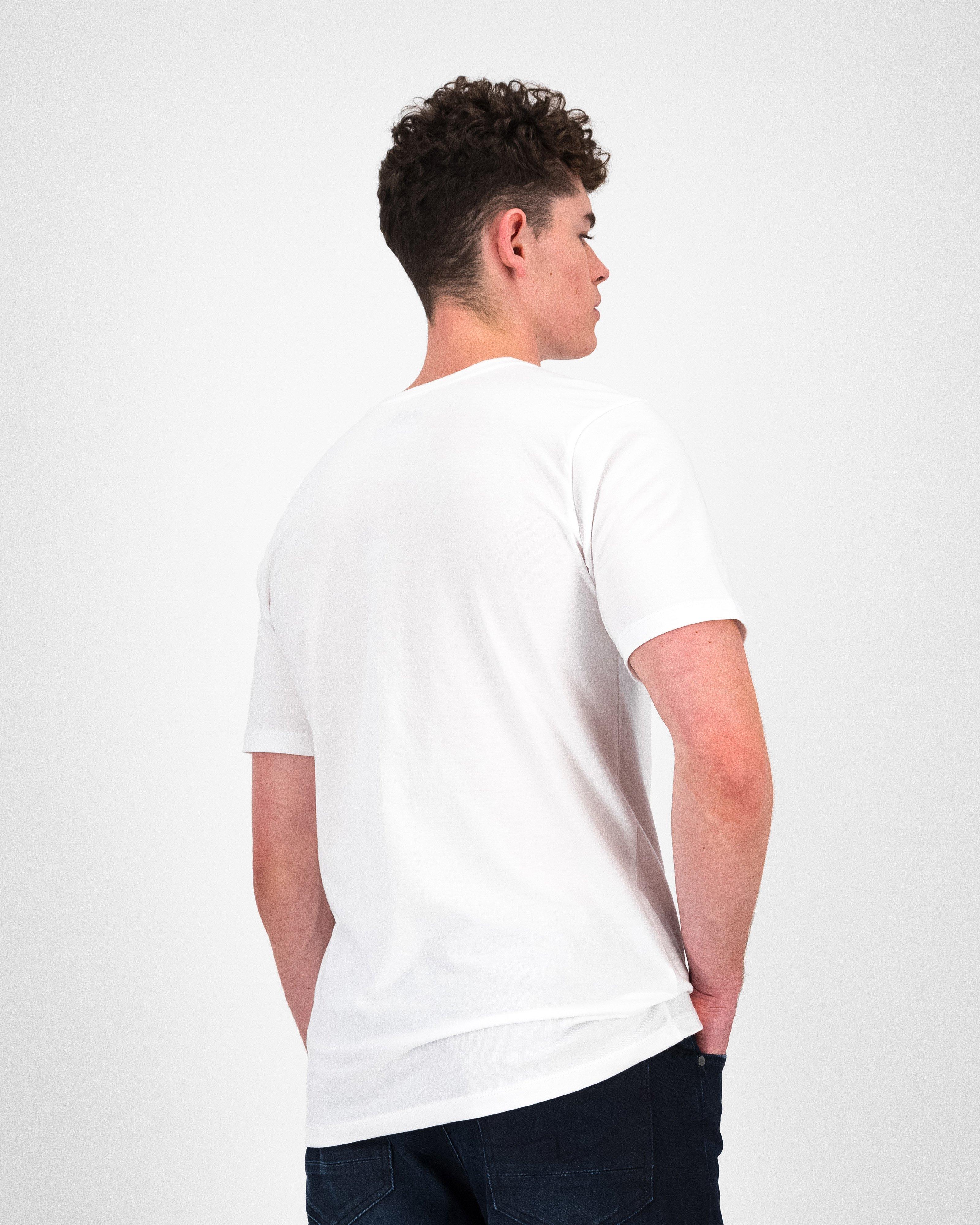 Men’s Gaz Standard Fit T-Shirt  -  White