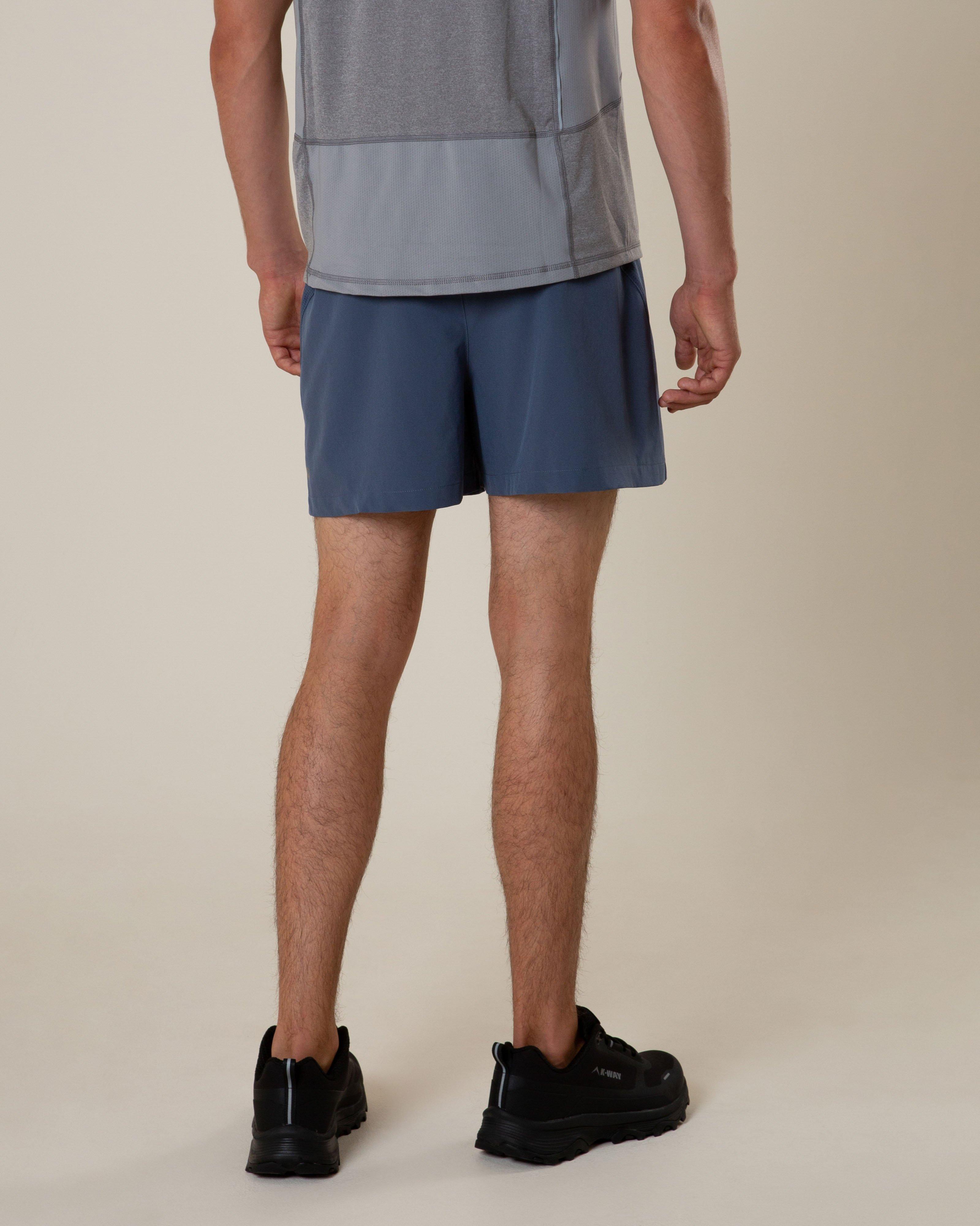K-Way Pulse Men’s Active 5-inch Shorts -  Mid Blue