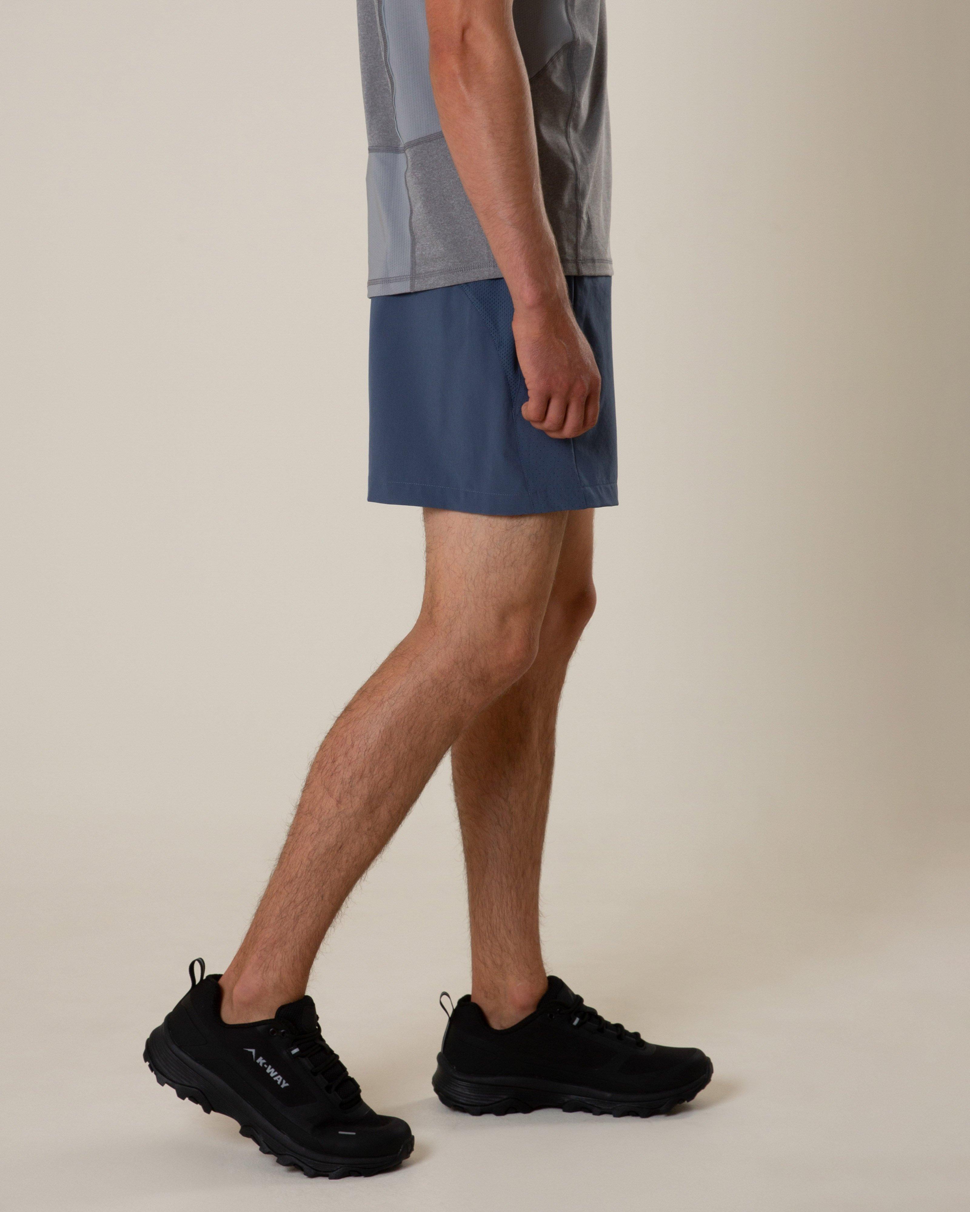 K-Way Pulse Men’s Active 5-inch Shorts -  Mid Blue