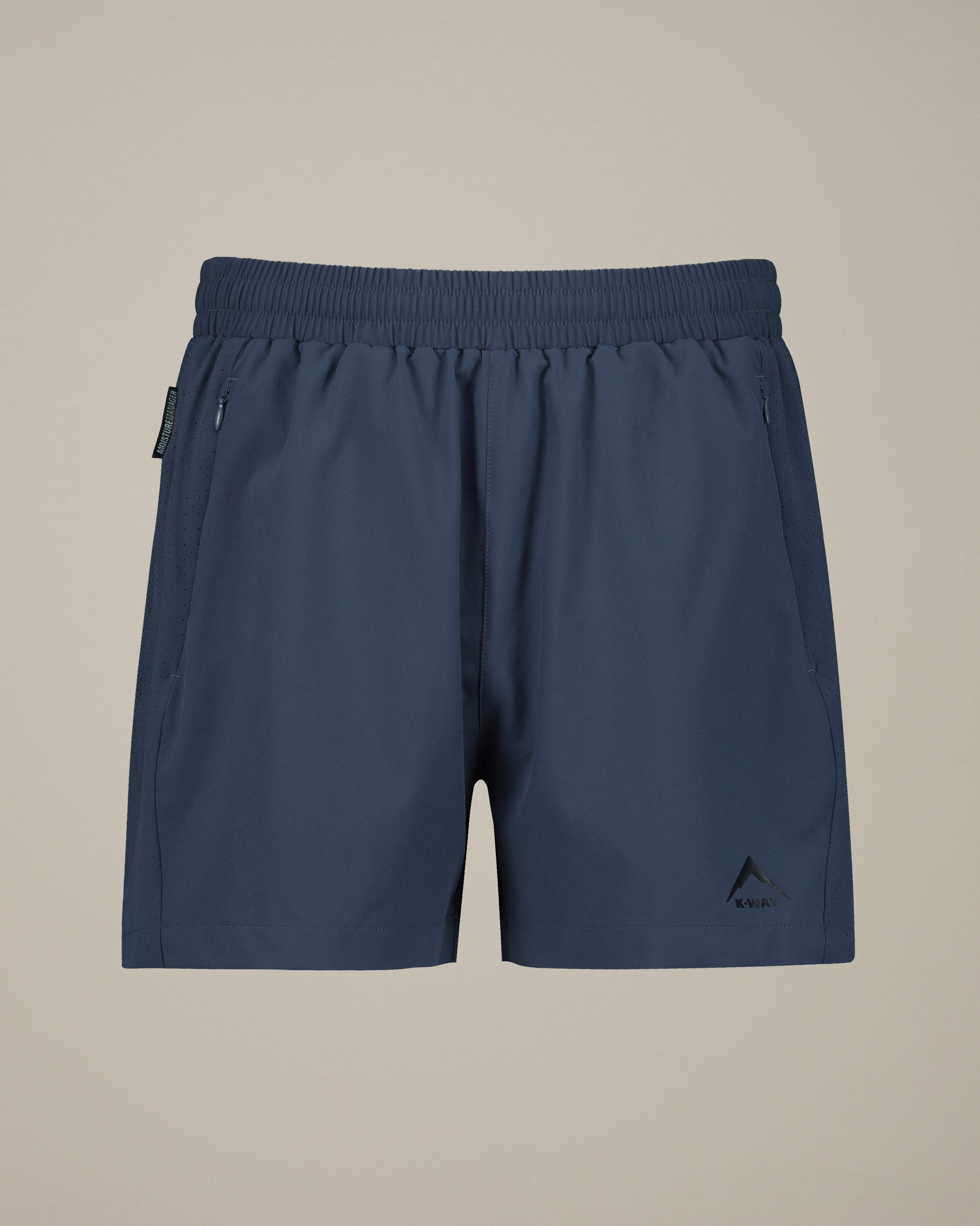 K-Way Pulse Men’s Active 5-inch Shorts -  Mid Blue
