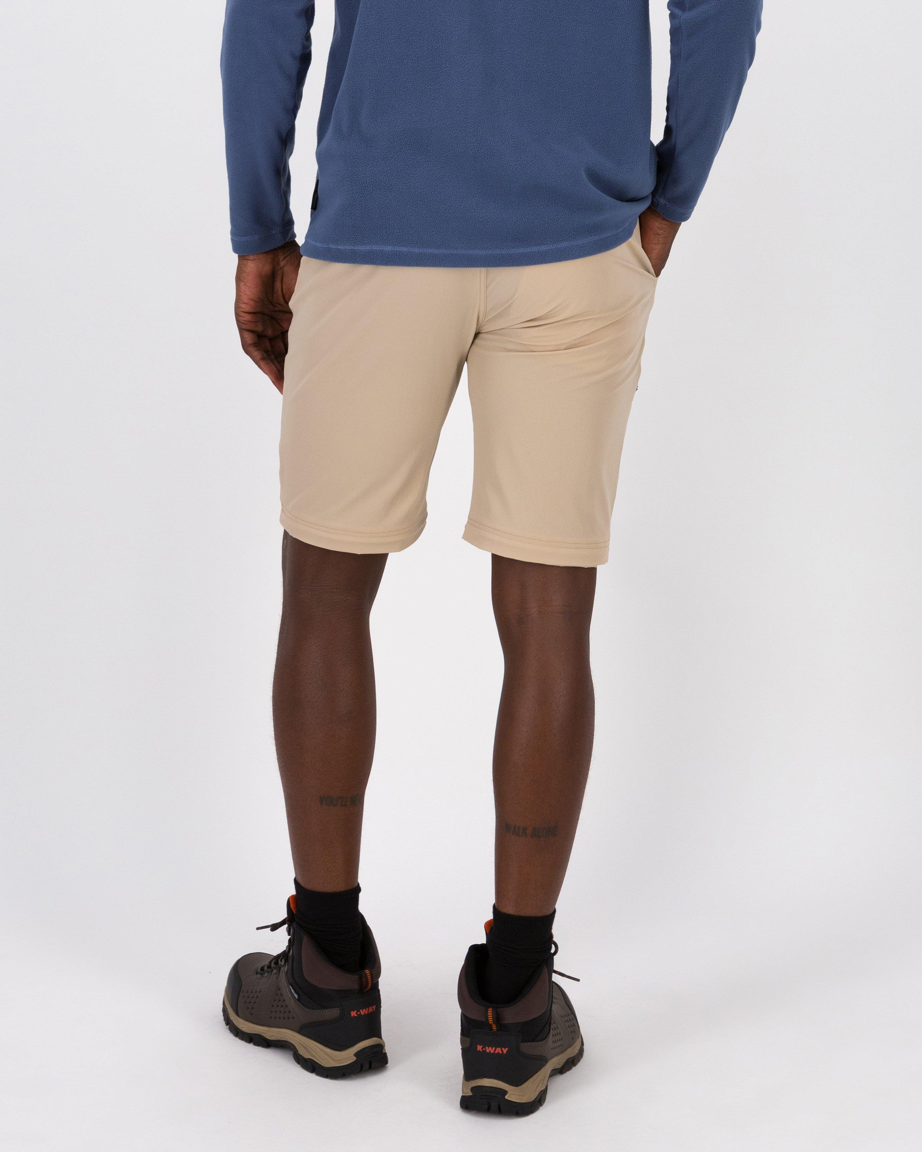 K-Way Men’s Utility Zip-Off Pants -  Stone
