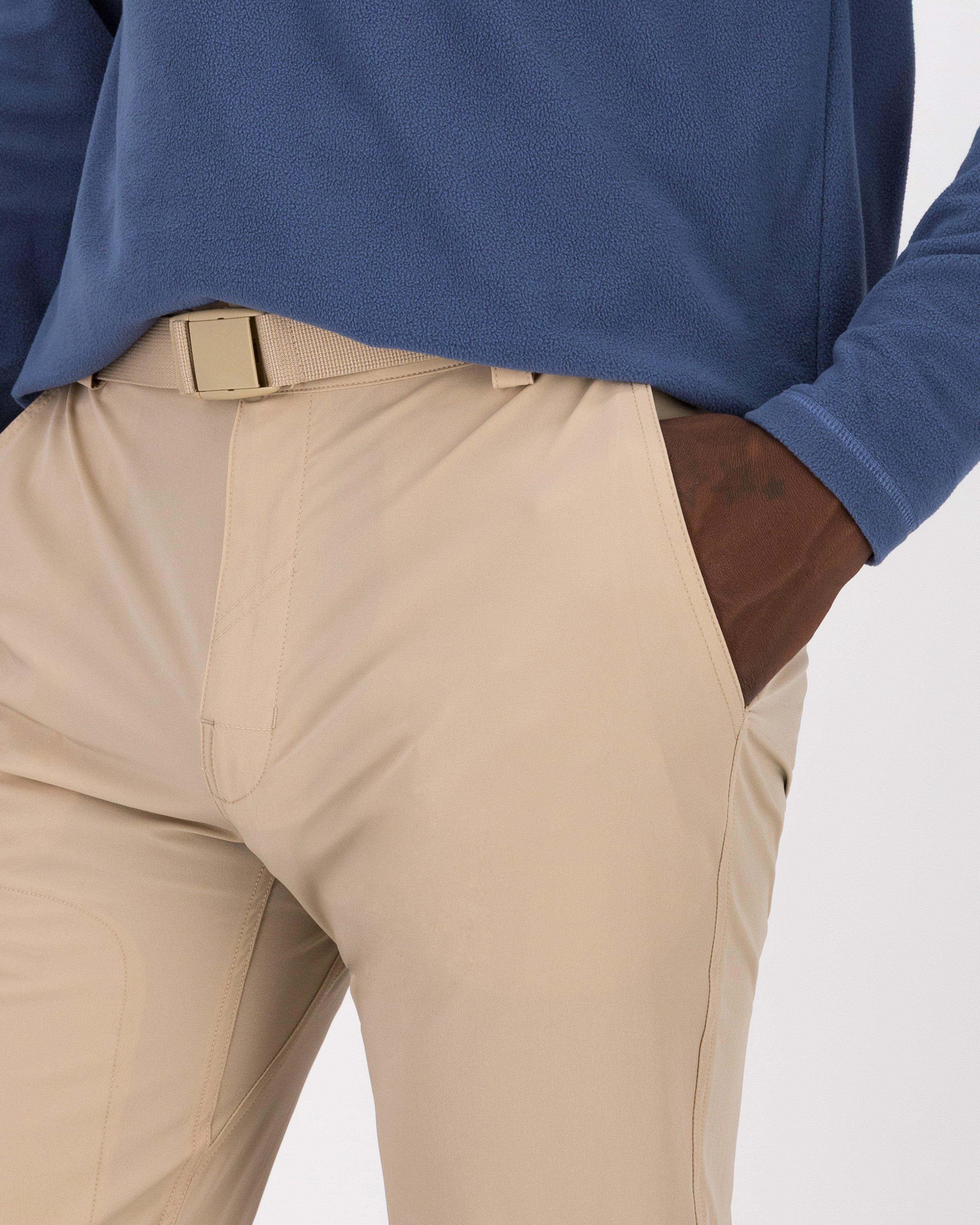K-Way Men’s Utility Zip-Off Pants -  Stone
