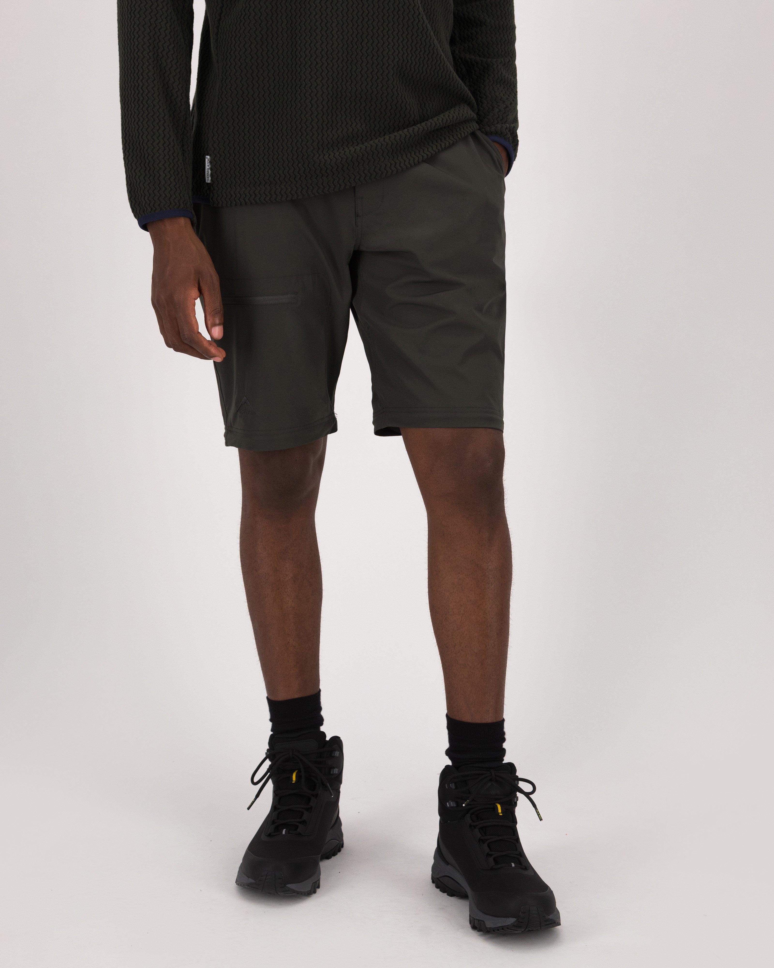 K-Way Men’s Utility Zip-Off Pants -  Dark Olive