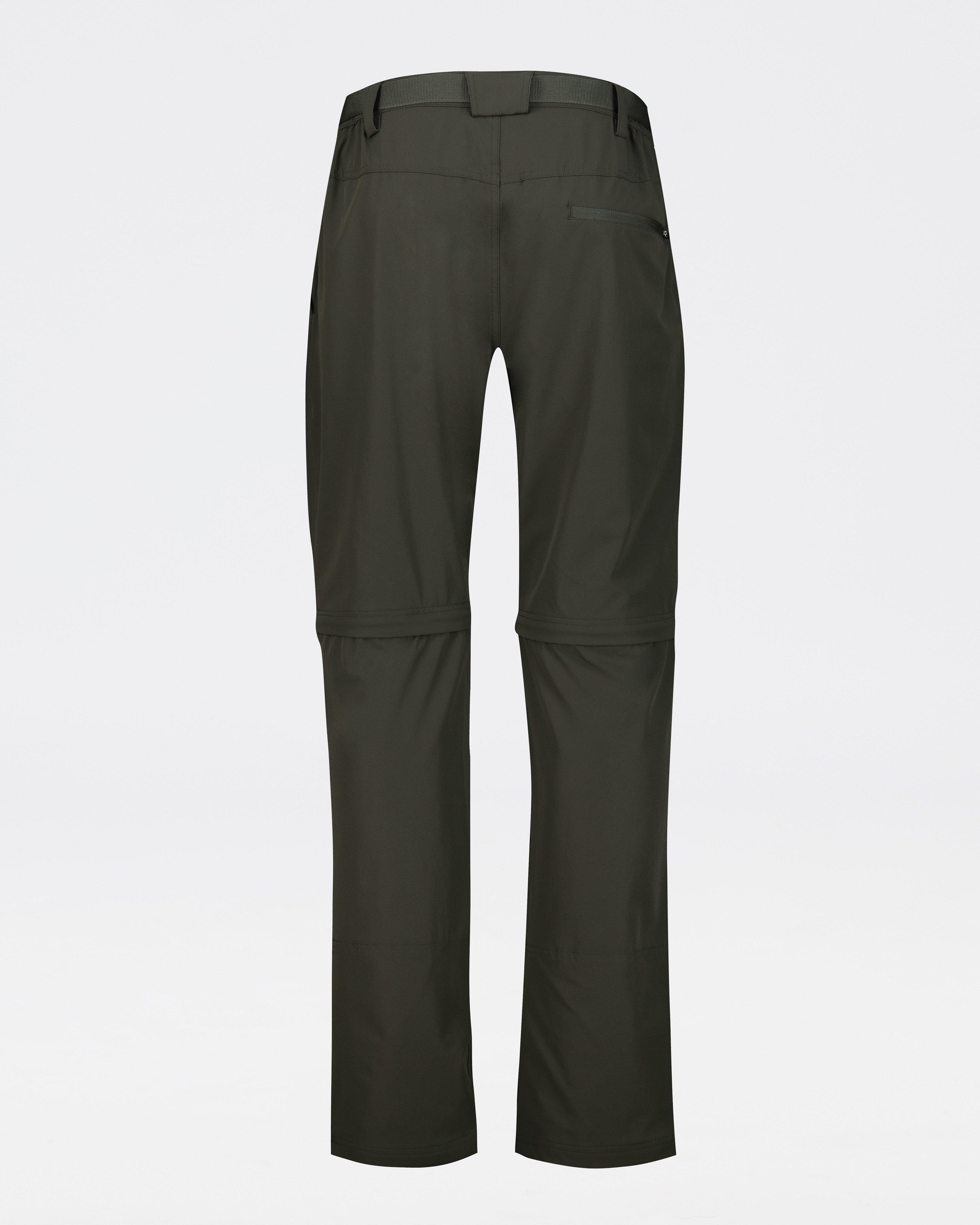 K-Way Men’s Utility Zip-Off Pants -  Dark Olive