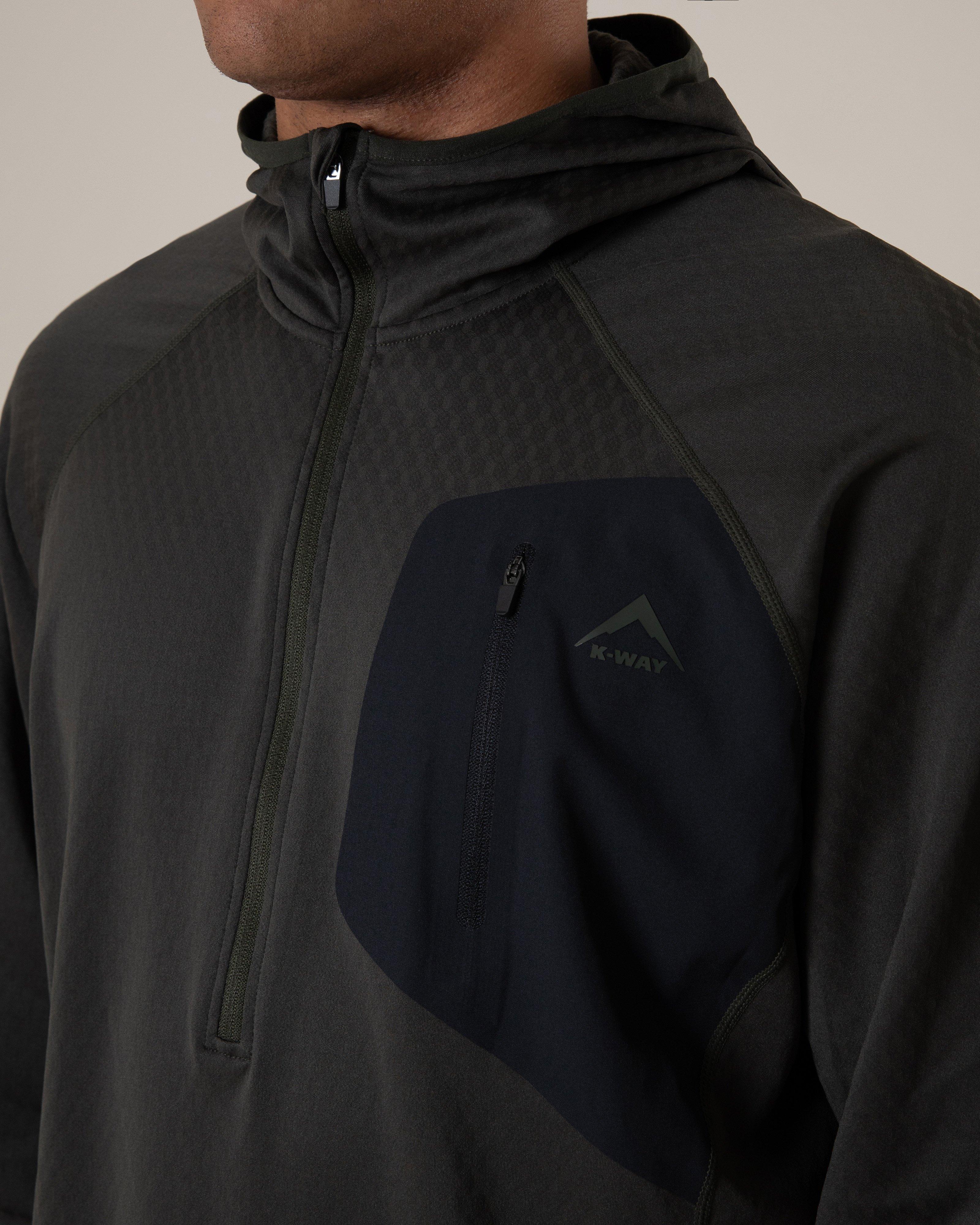 K-Way Pulse Men's 1/4 Hooded Fleece Top | Cape Union Mart