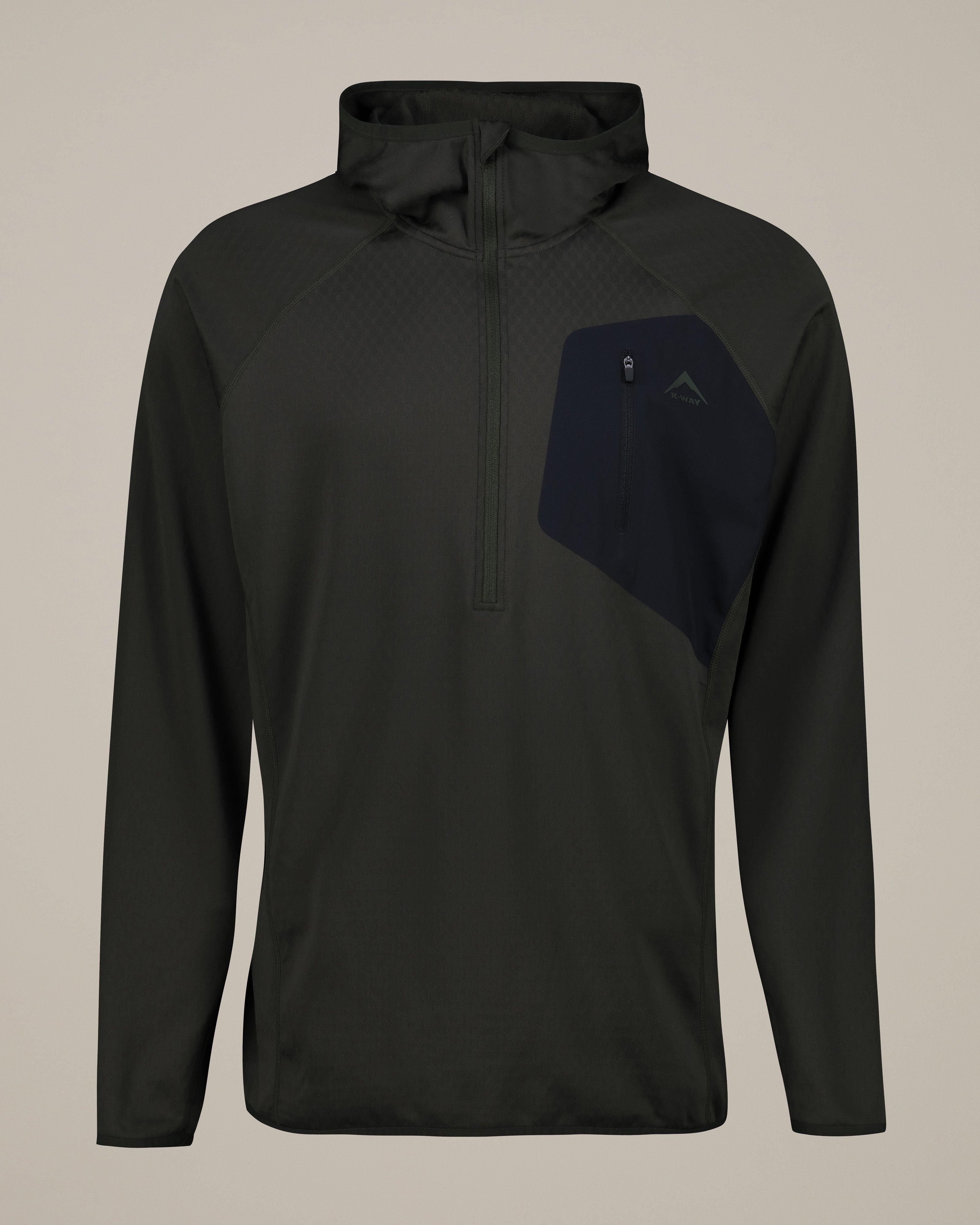K-Way Pulse Men's 1/4 Hooded Fleece Top | Cape Union Mart