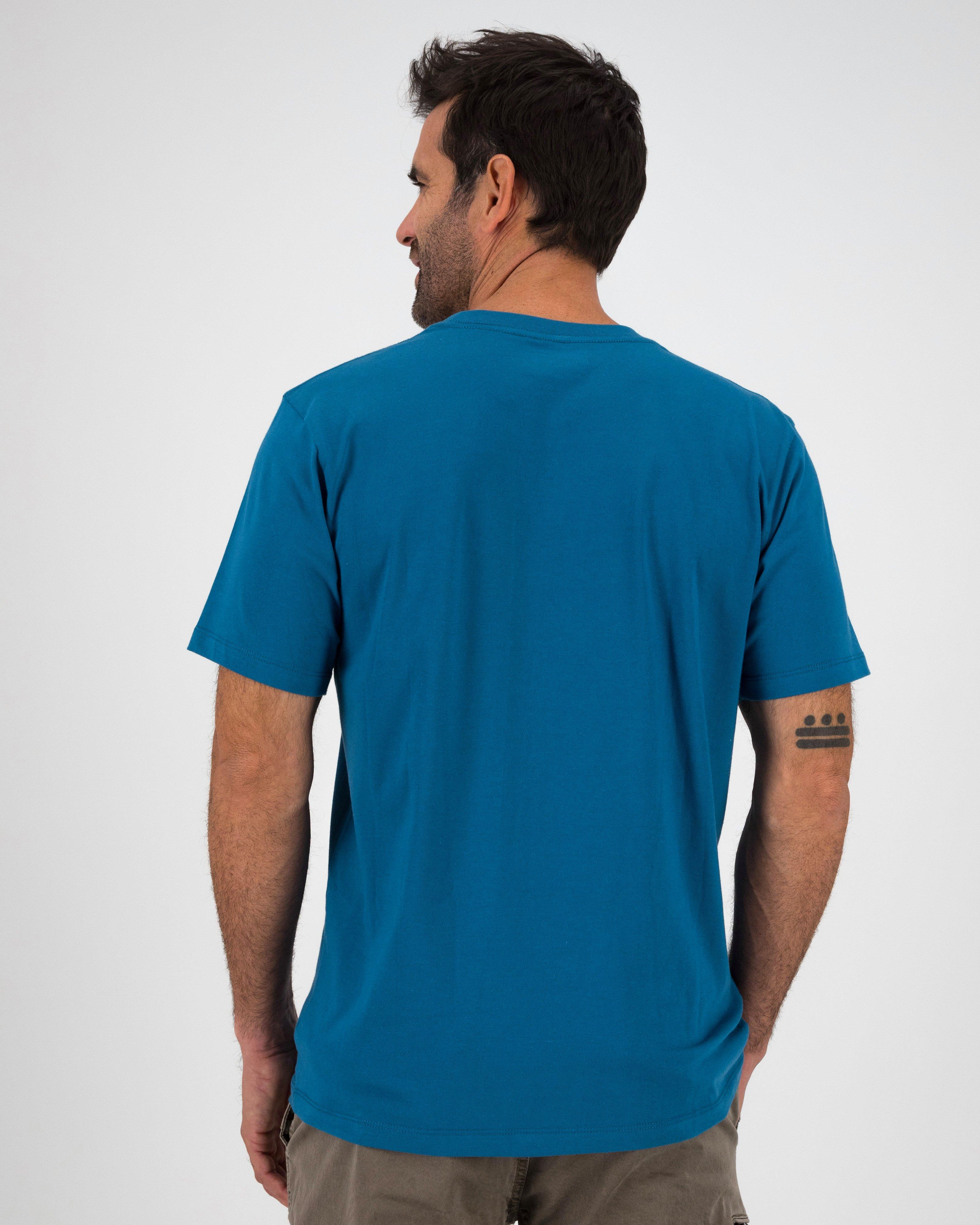 K-Way Elements Men’s Ocean T-shirt  -  Pacific