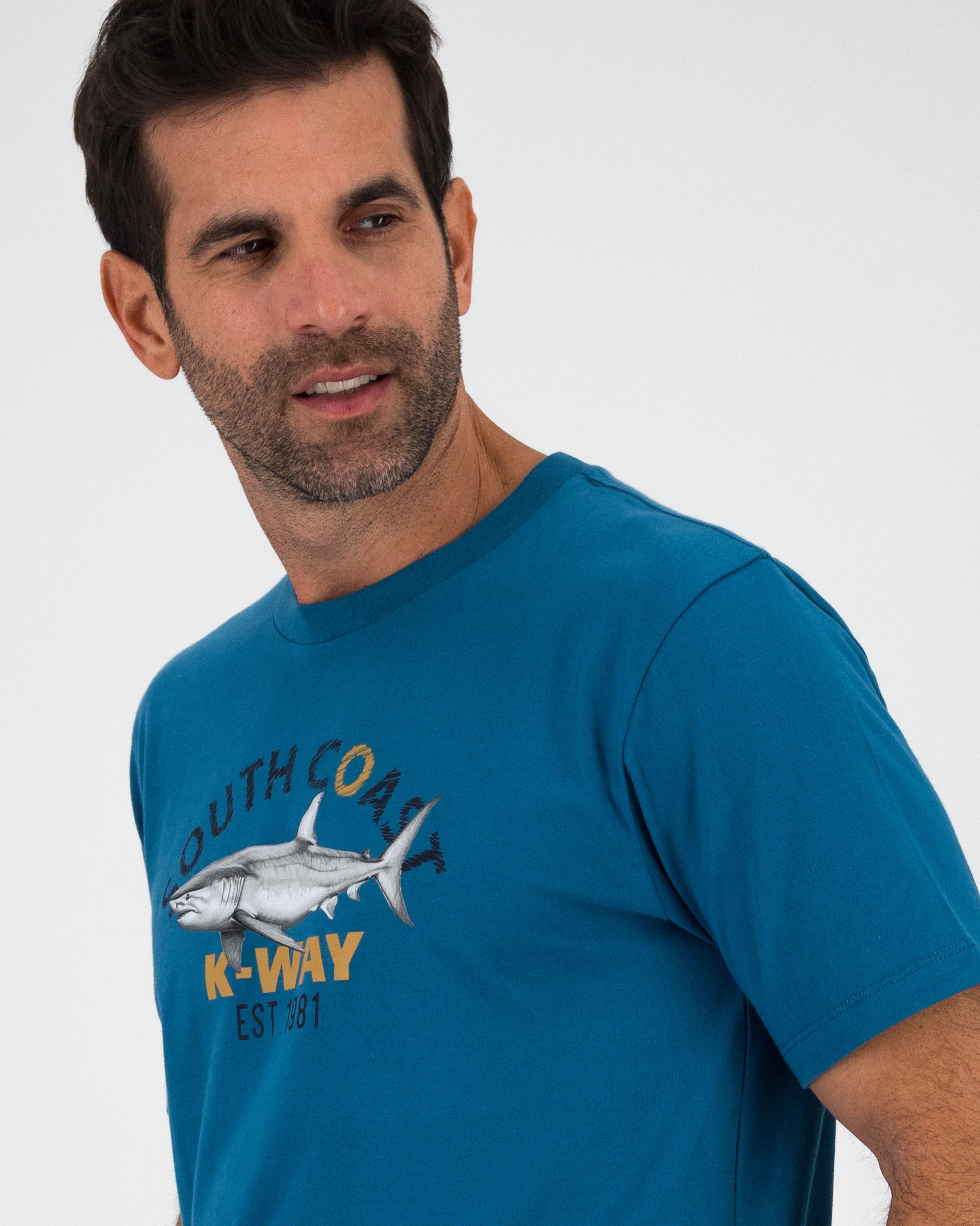 K-Way Elements Men’s Ocean T-shirt  -  Pacific