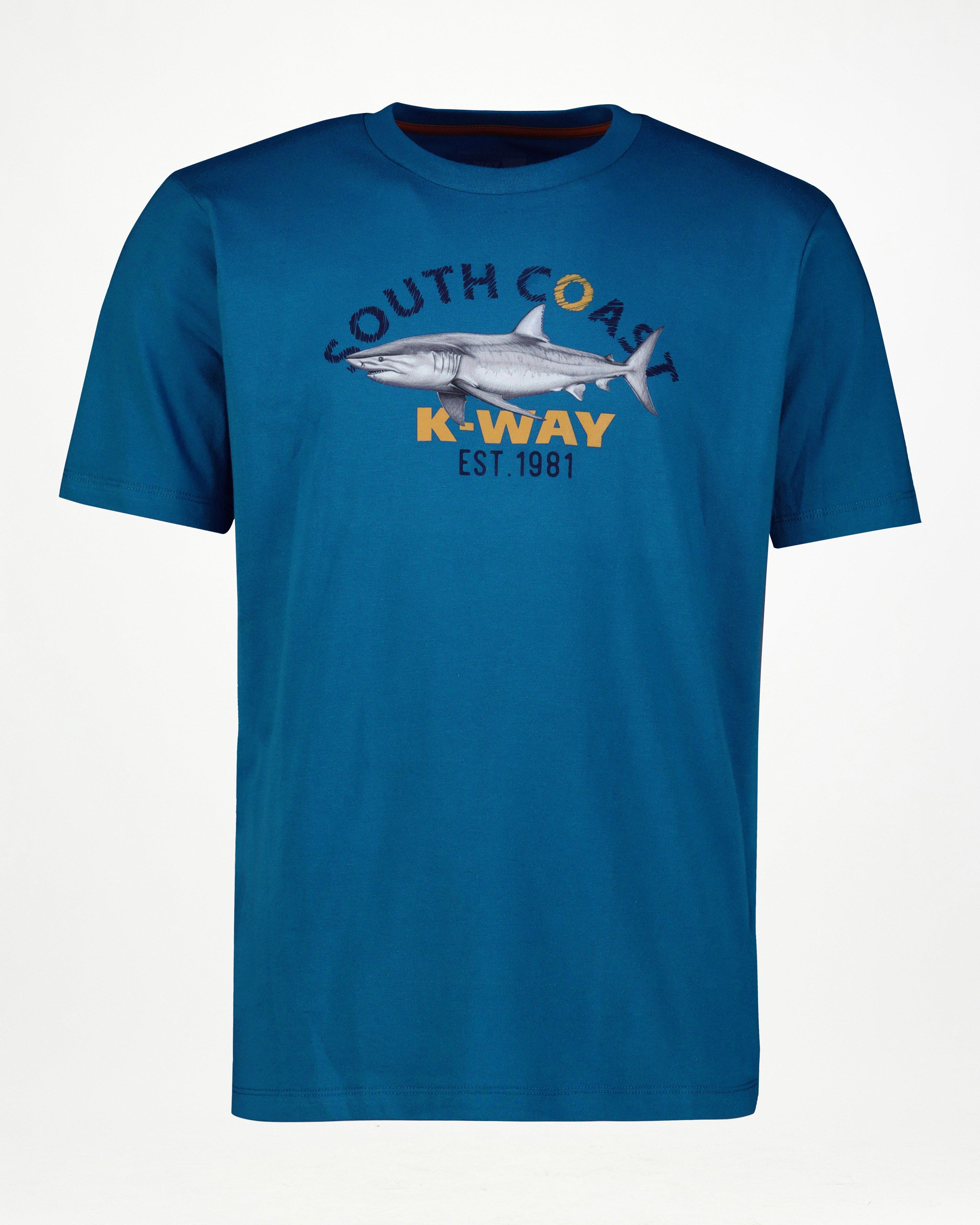 K-Way Elements Men’s Ocean T-shirt  -  Pacific