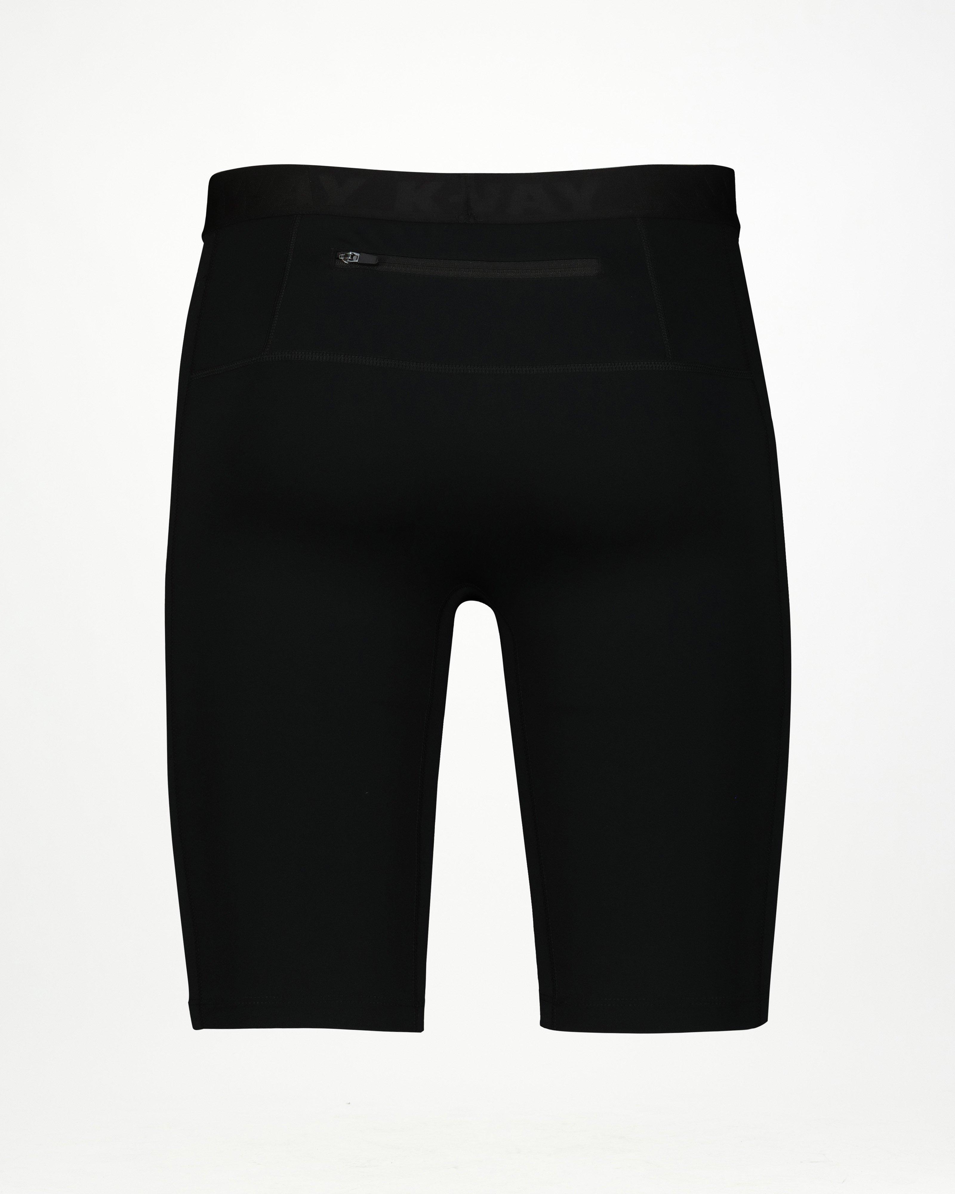K-Way Pulse Men’s Flex Running Short Tights -  Black
