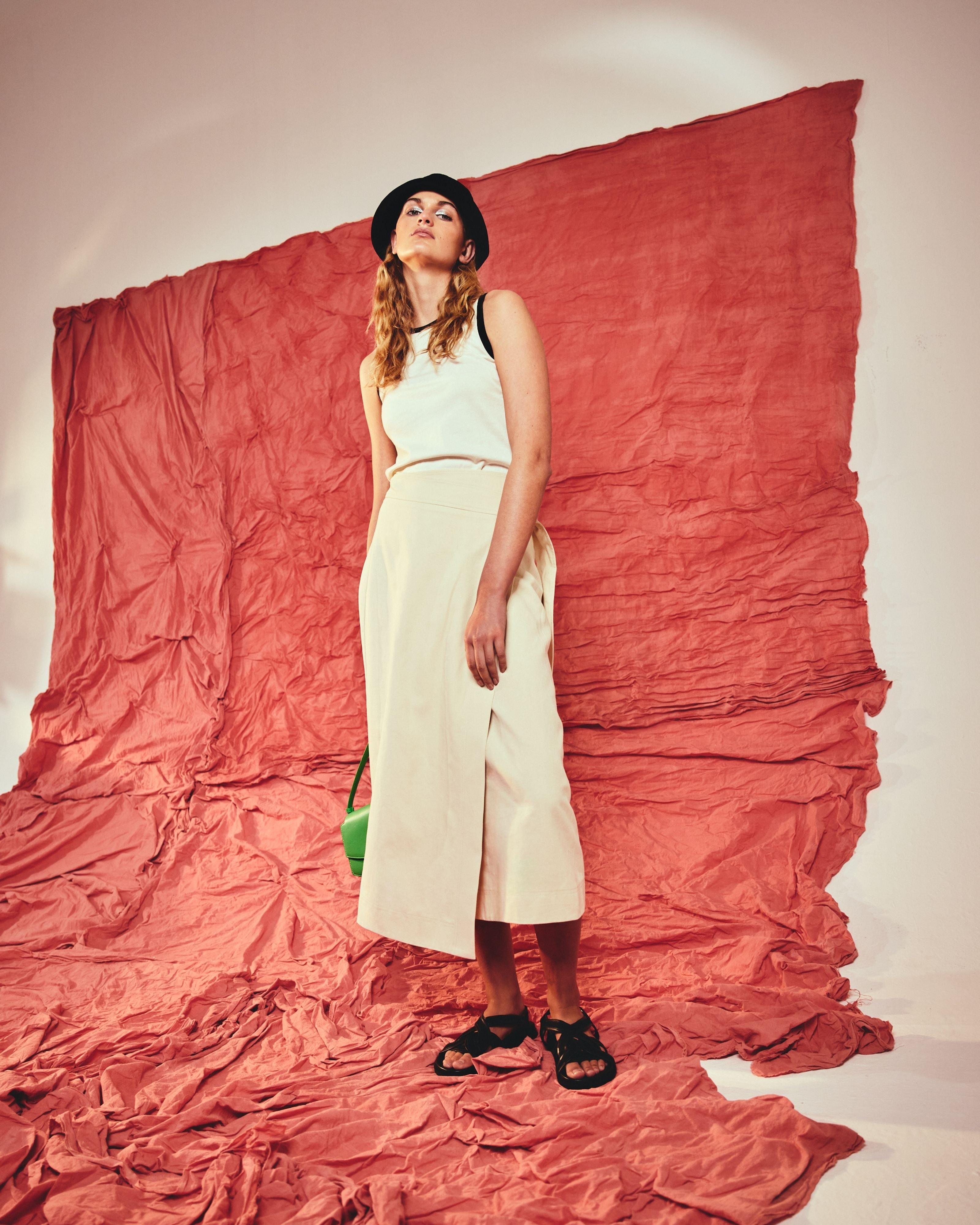 Lea Wrap Skirt -  Milk