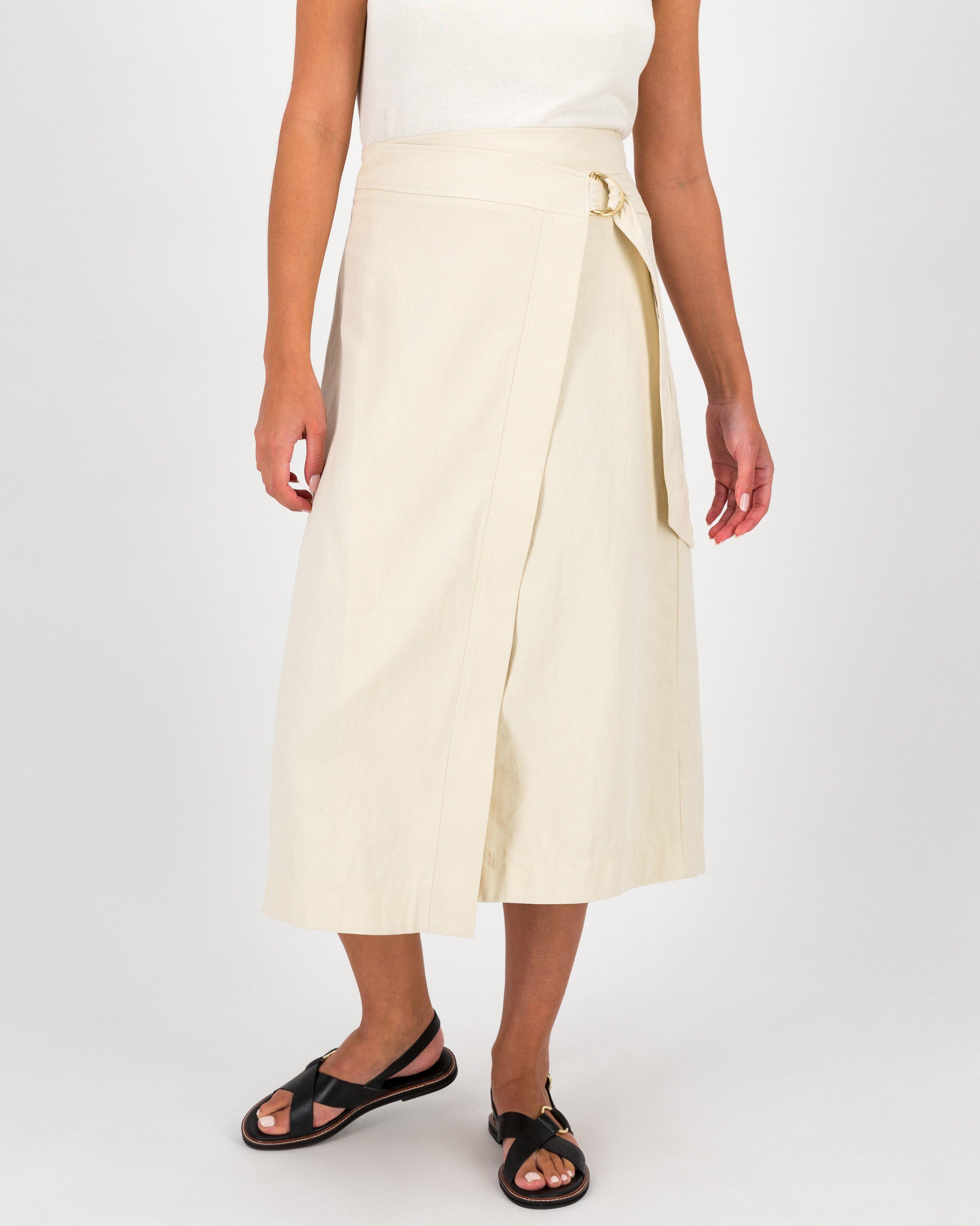 Lea Wrap Skirt -  Milk