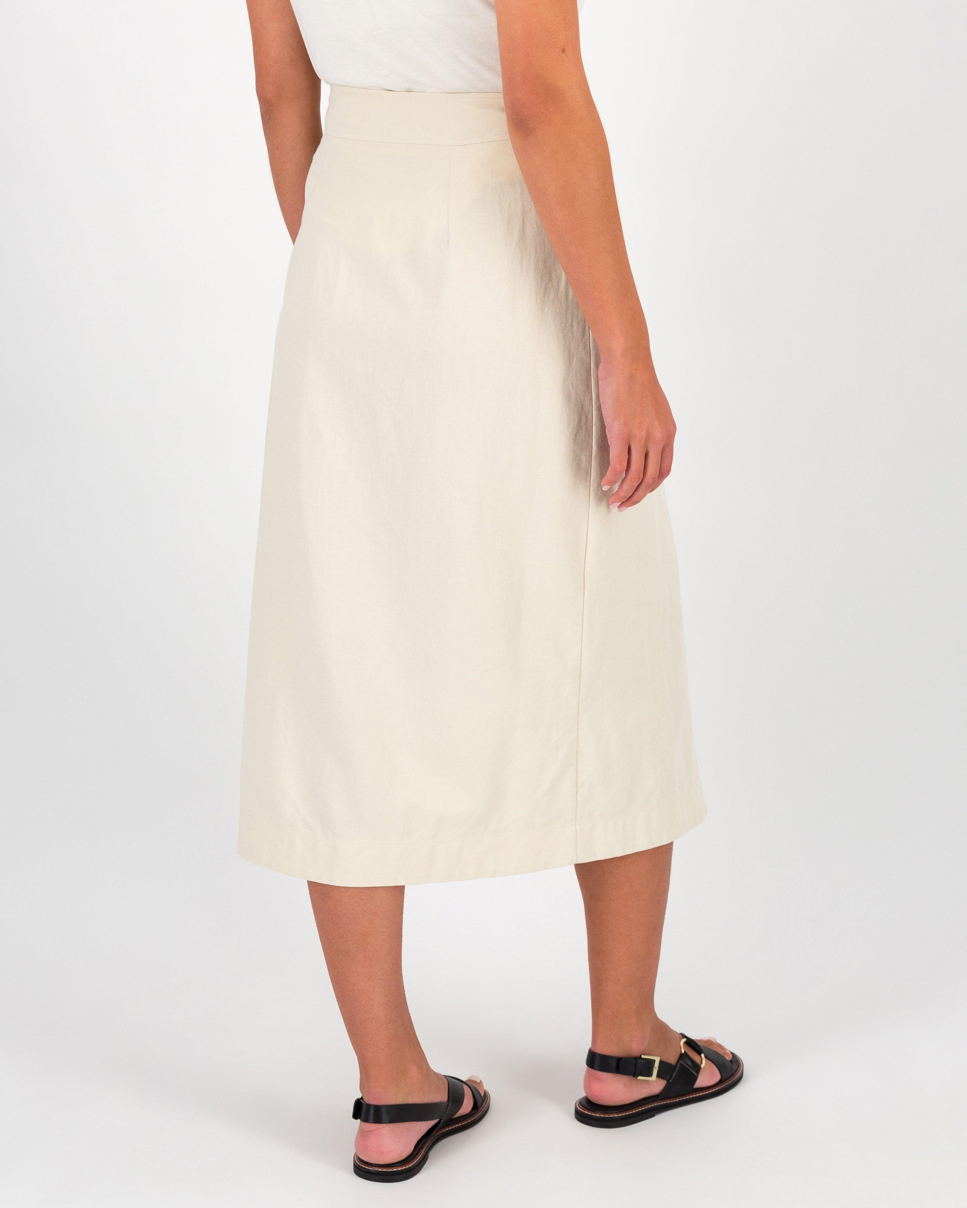 Lea Wrap Skirt -  Milk