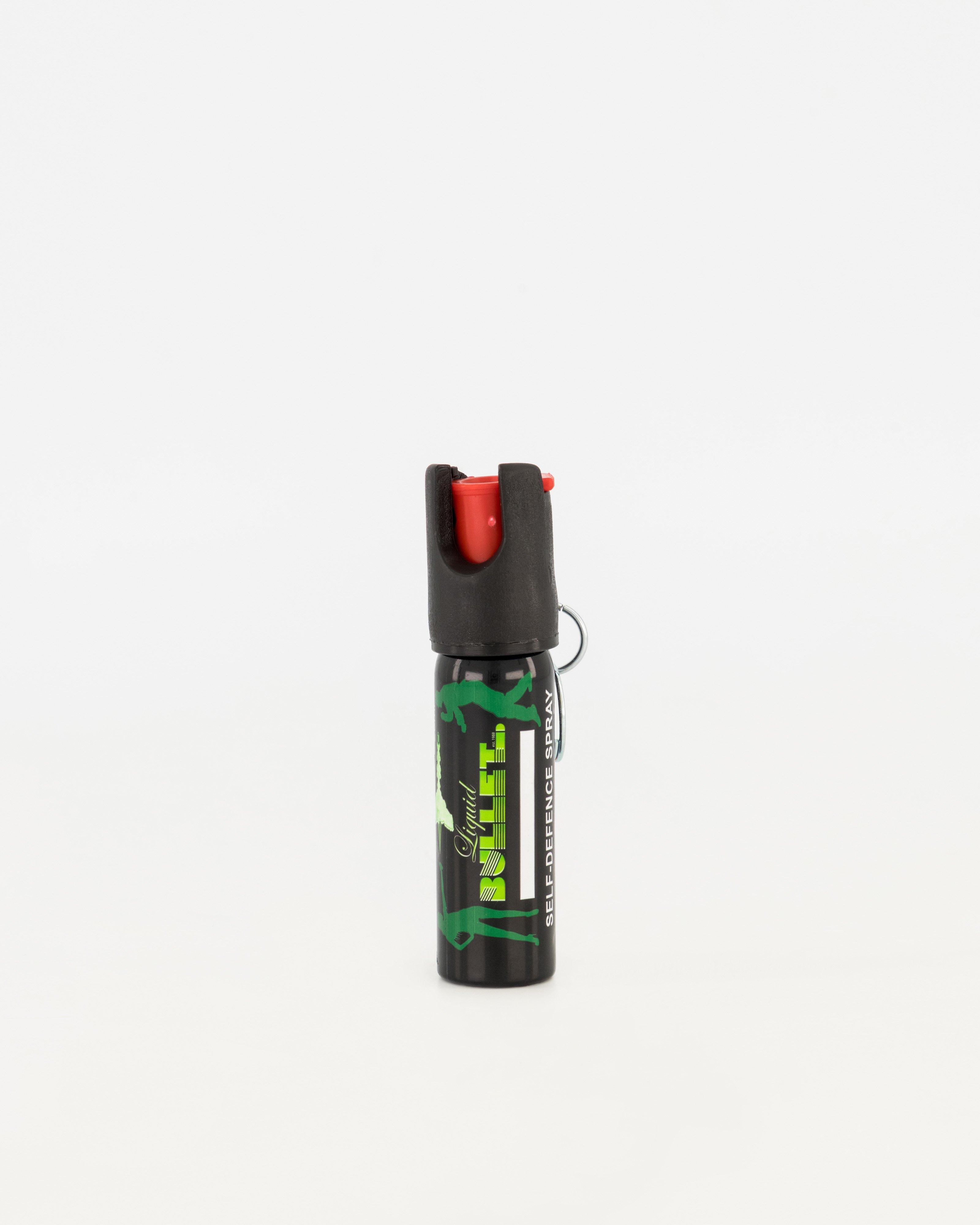 Liquid Bullet Keychain 20ml Pepper Spray -  Black