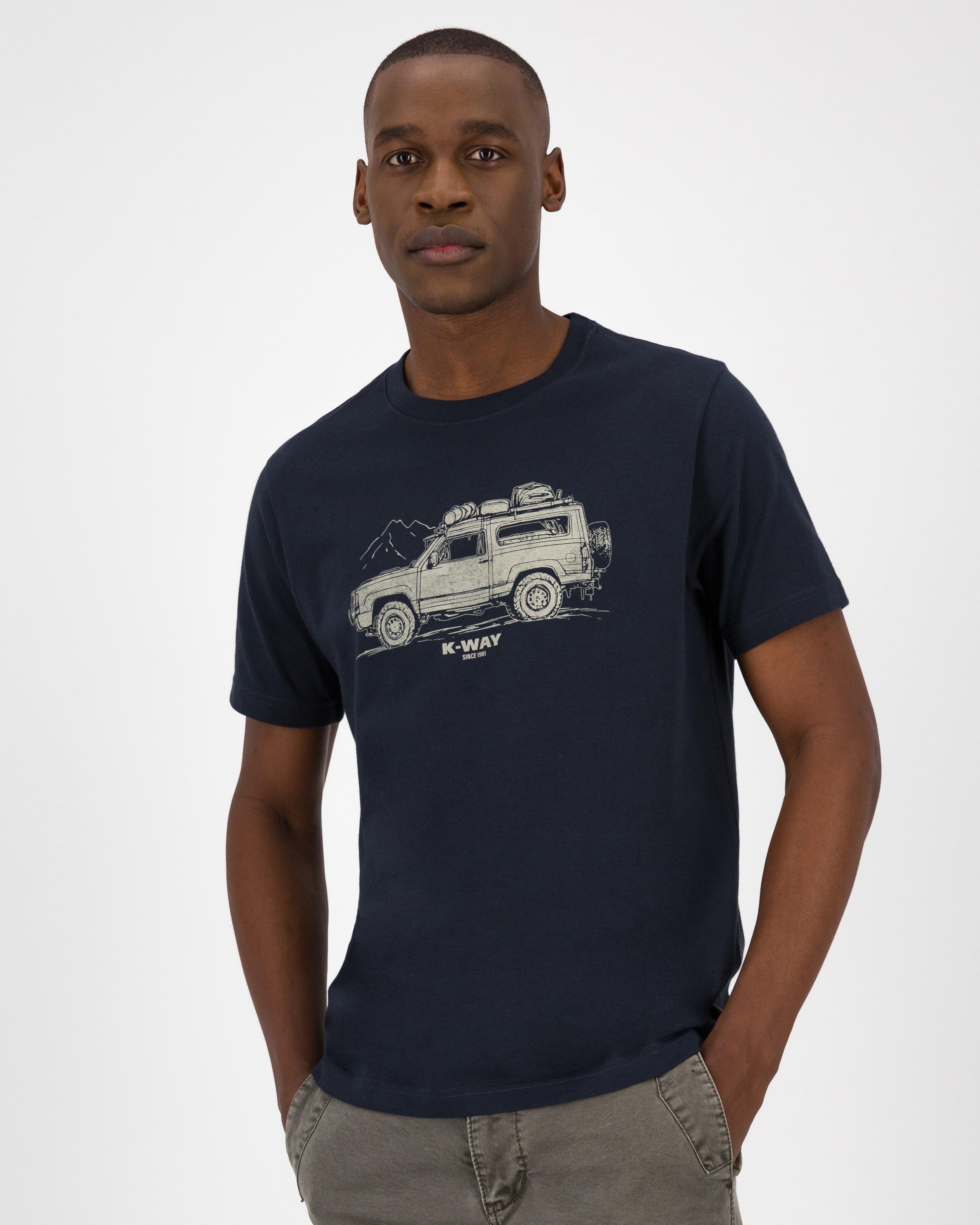 K-Way Elements Men’s Rider Safari T-shirt -  Navy