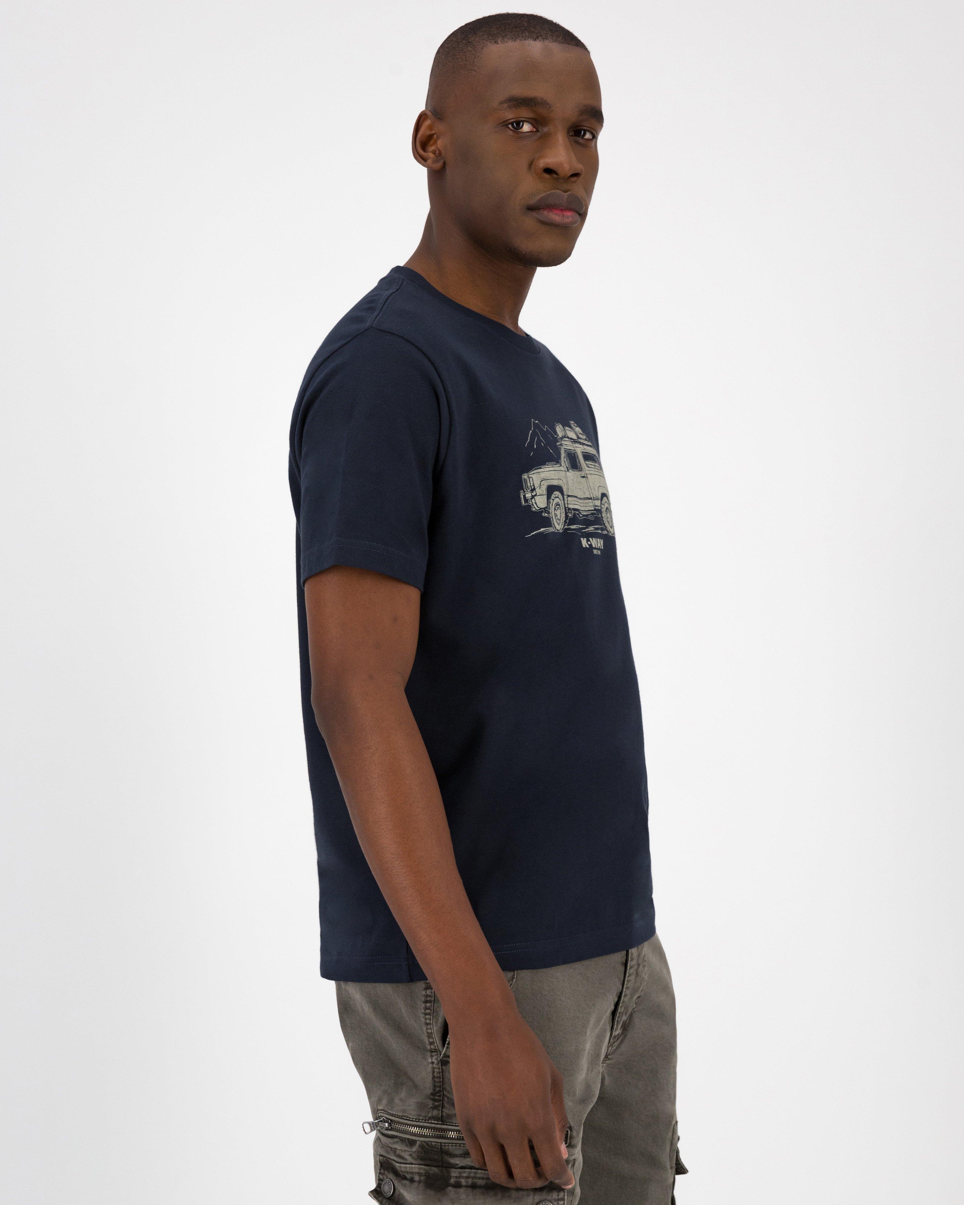 K-Way Elements Men’s Rider Safari T-shirt -  Navy