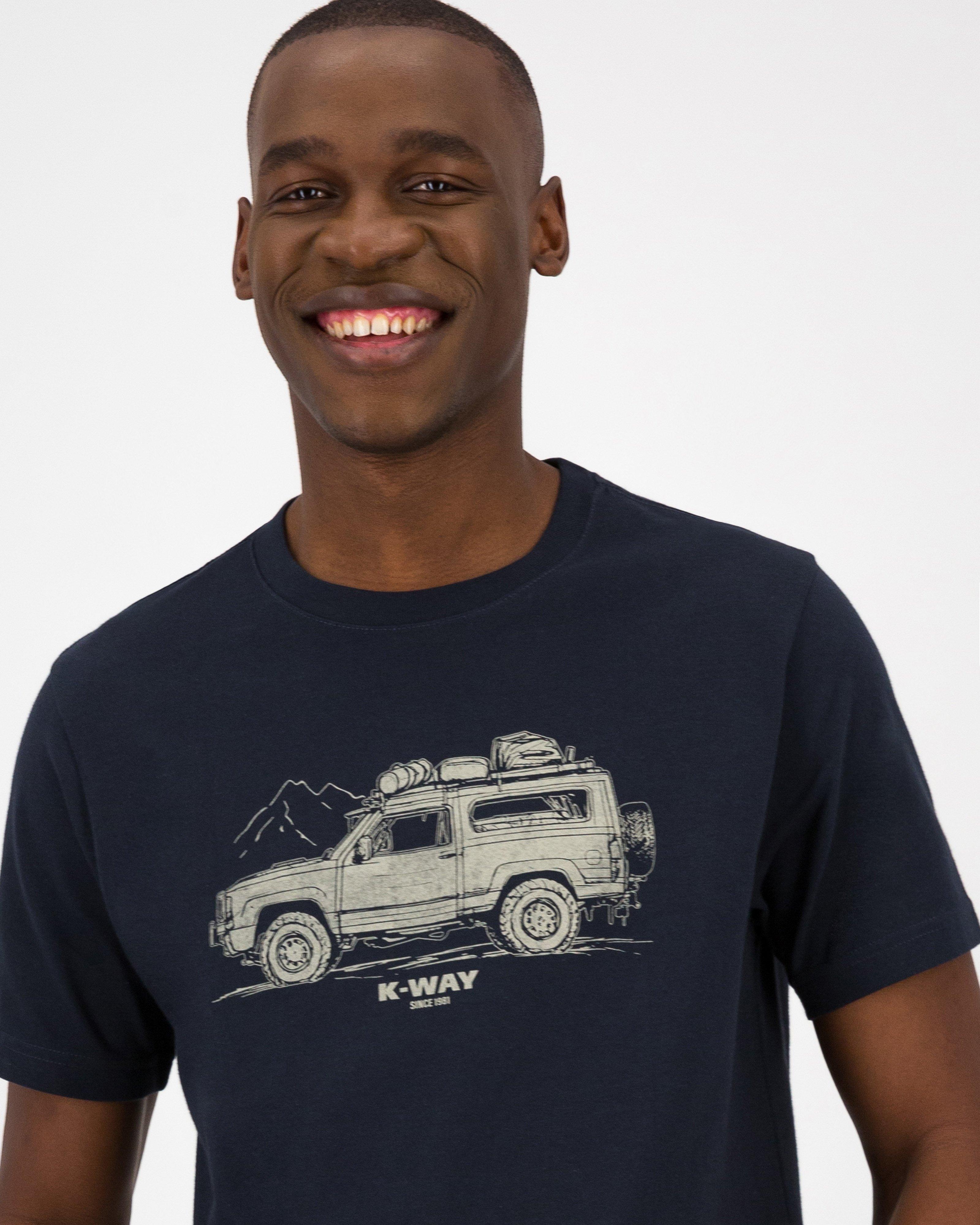 K-Way Elements Men’s Rider Safari T-shirt -  Navy
