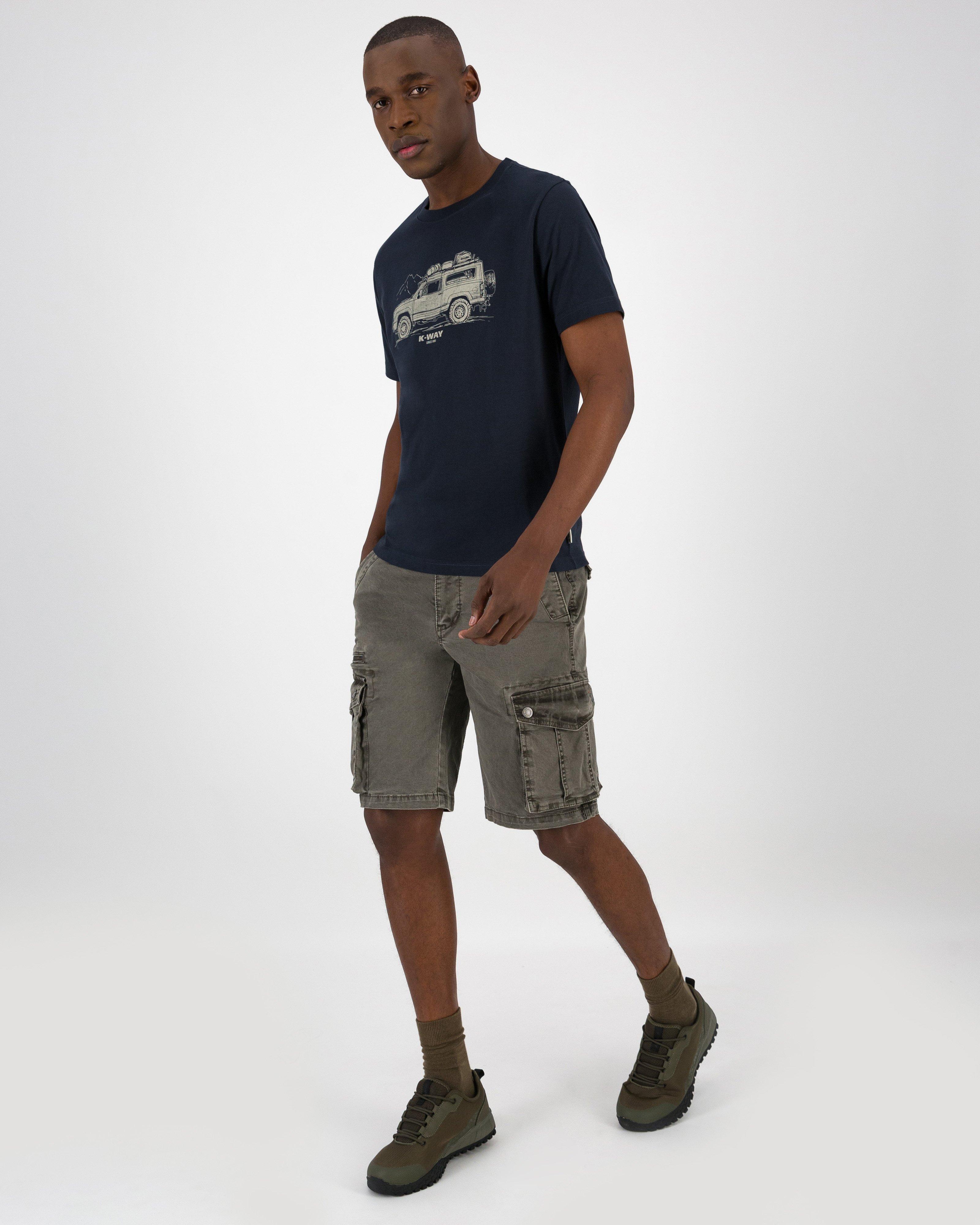 K-Way Elements Men’s Rider Safari T-shirt -  Navy