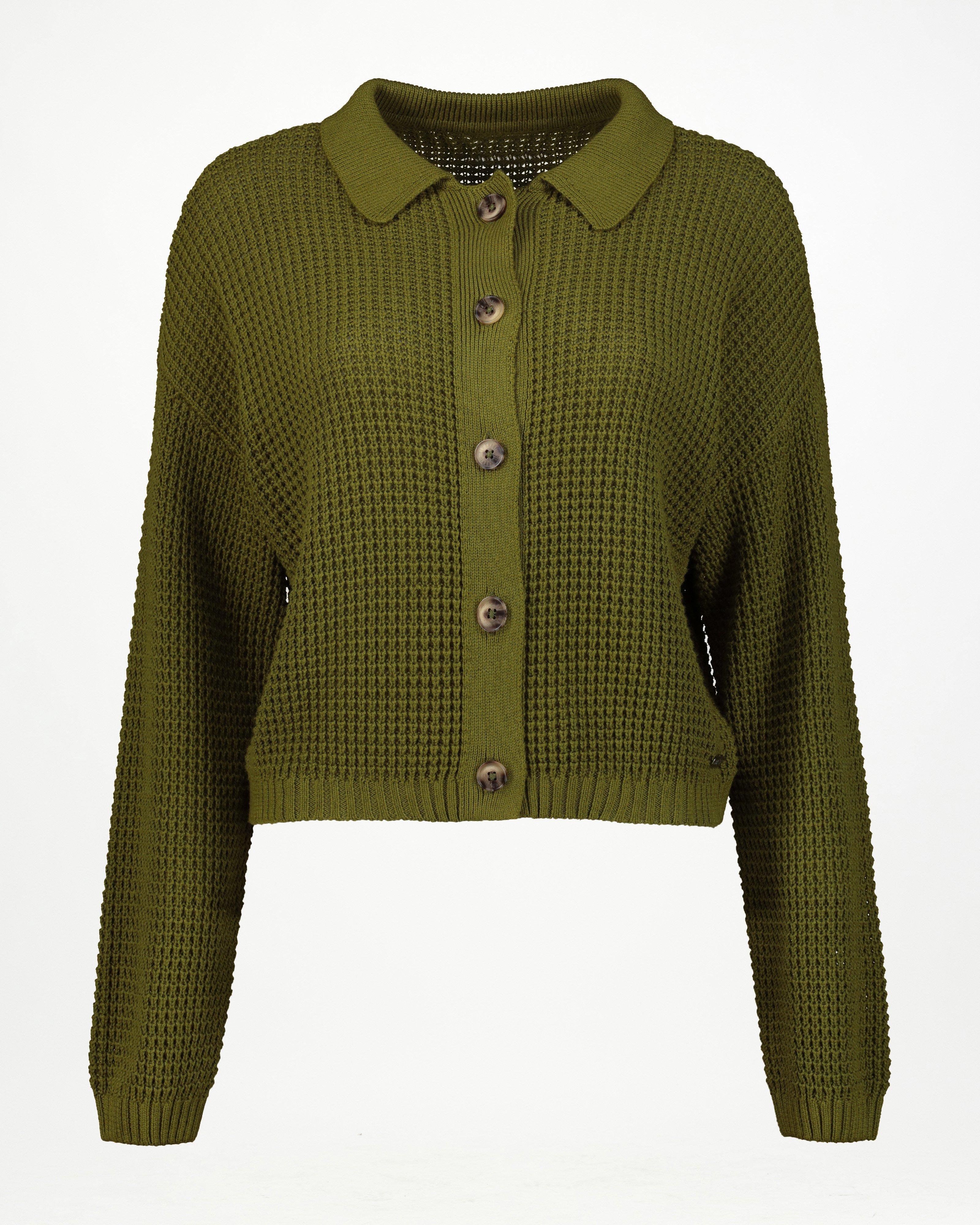 Women’s Kasha Cardigan  -  Green