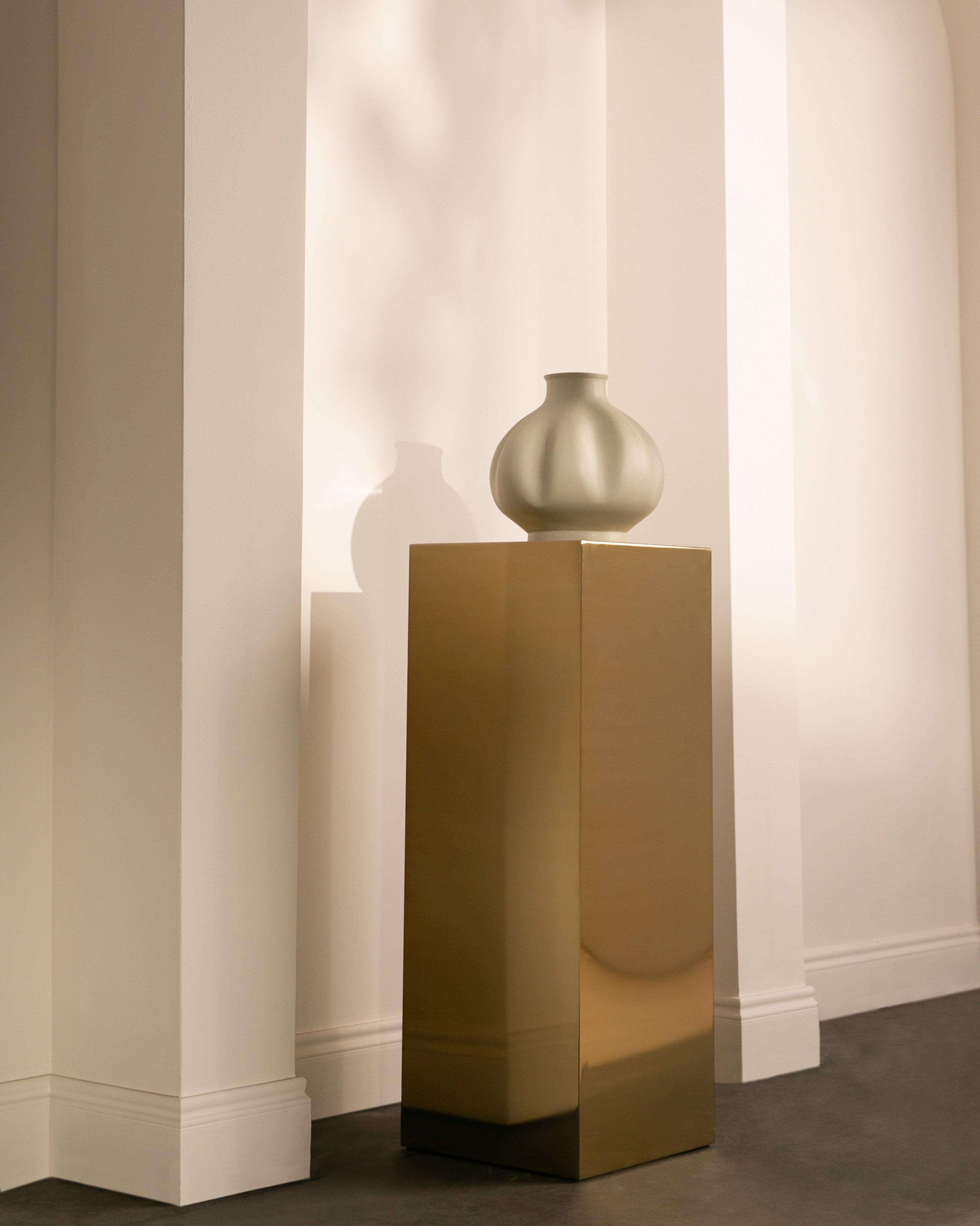 Brass Plinth -  Gold
